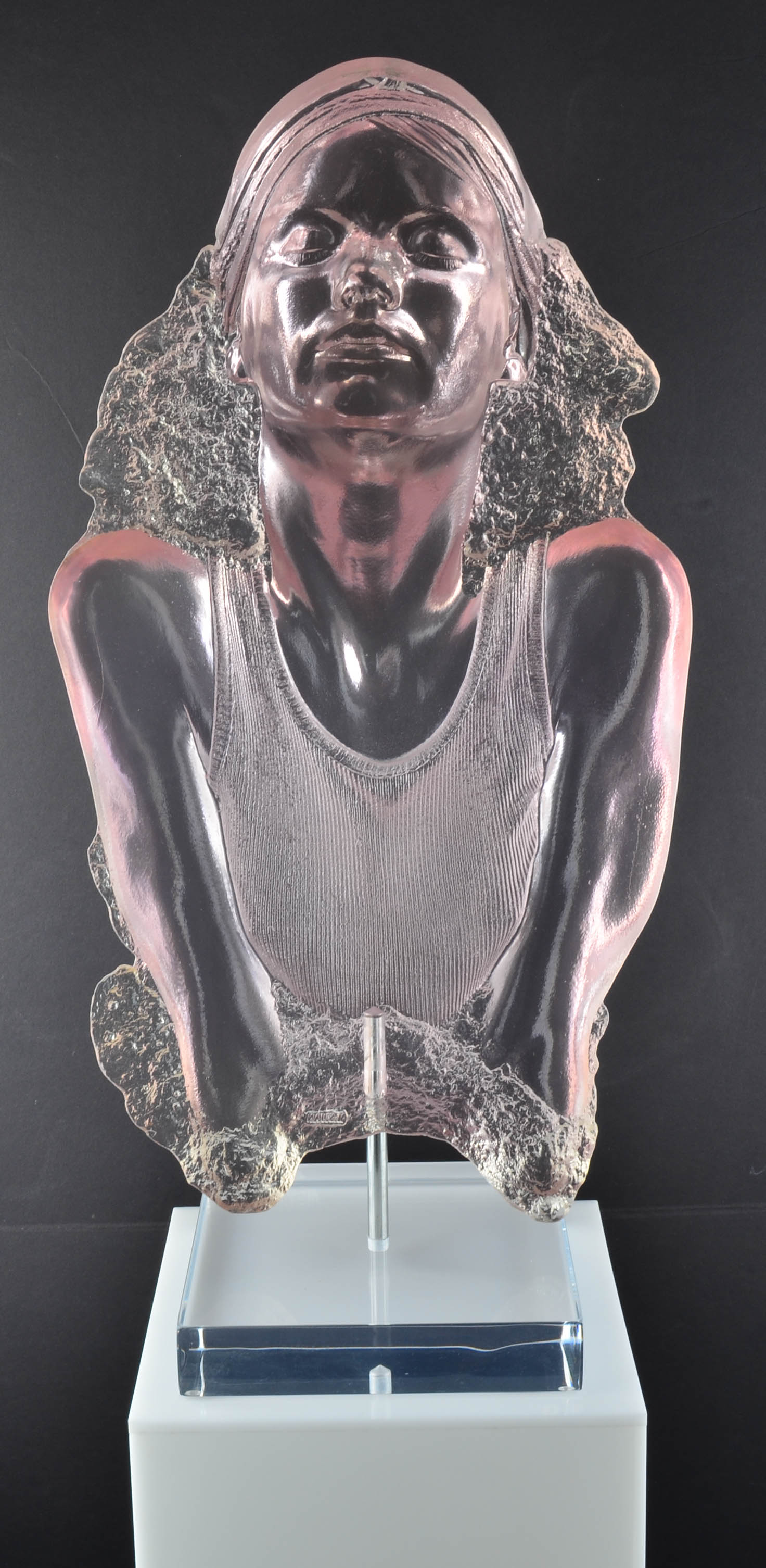 Marc Sijan "Chin Up" Acrylic Sculpture