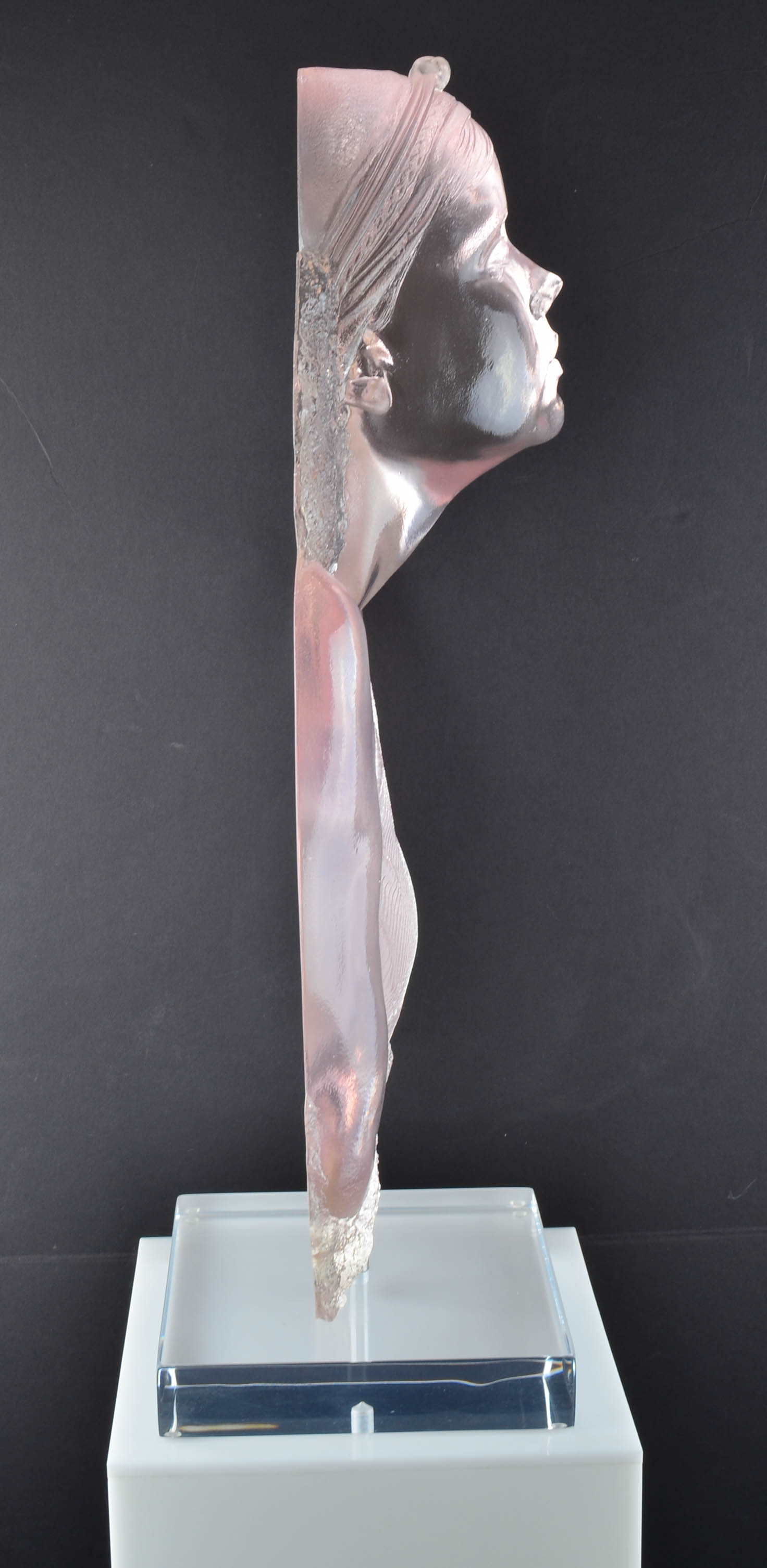 Marc Sijan "Chin Up" Acrylic Sculpture