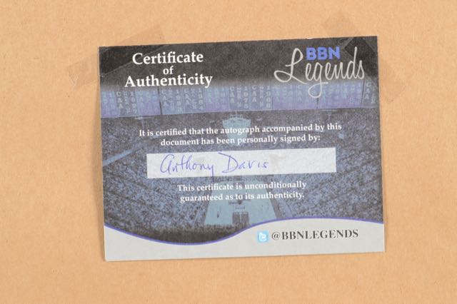 Anthony Davis Autographed "Wingspan" Poster