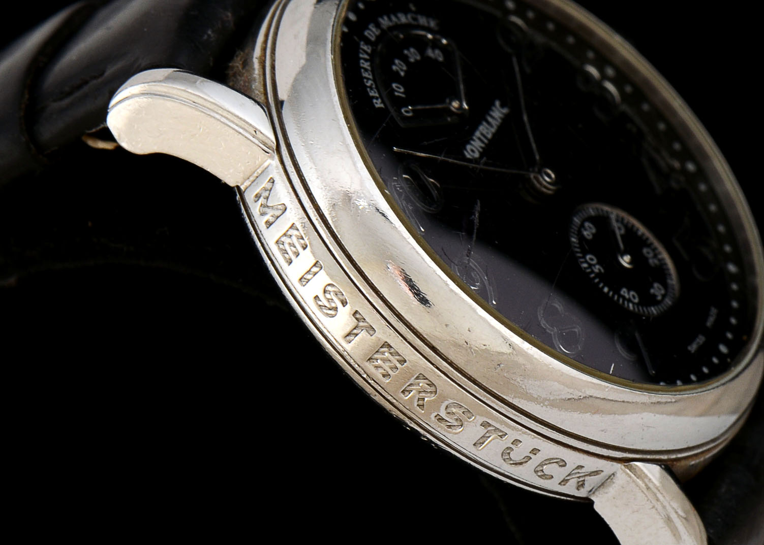 Men's Montblanc Meisterstuck Reserve De Marche Swiss Made Watch