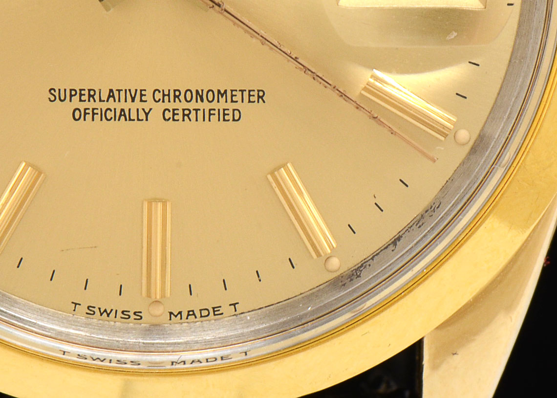 Rolex Perpetual Date Gold Shell/Plated Steel 15505 34mm Watch