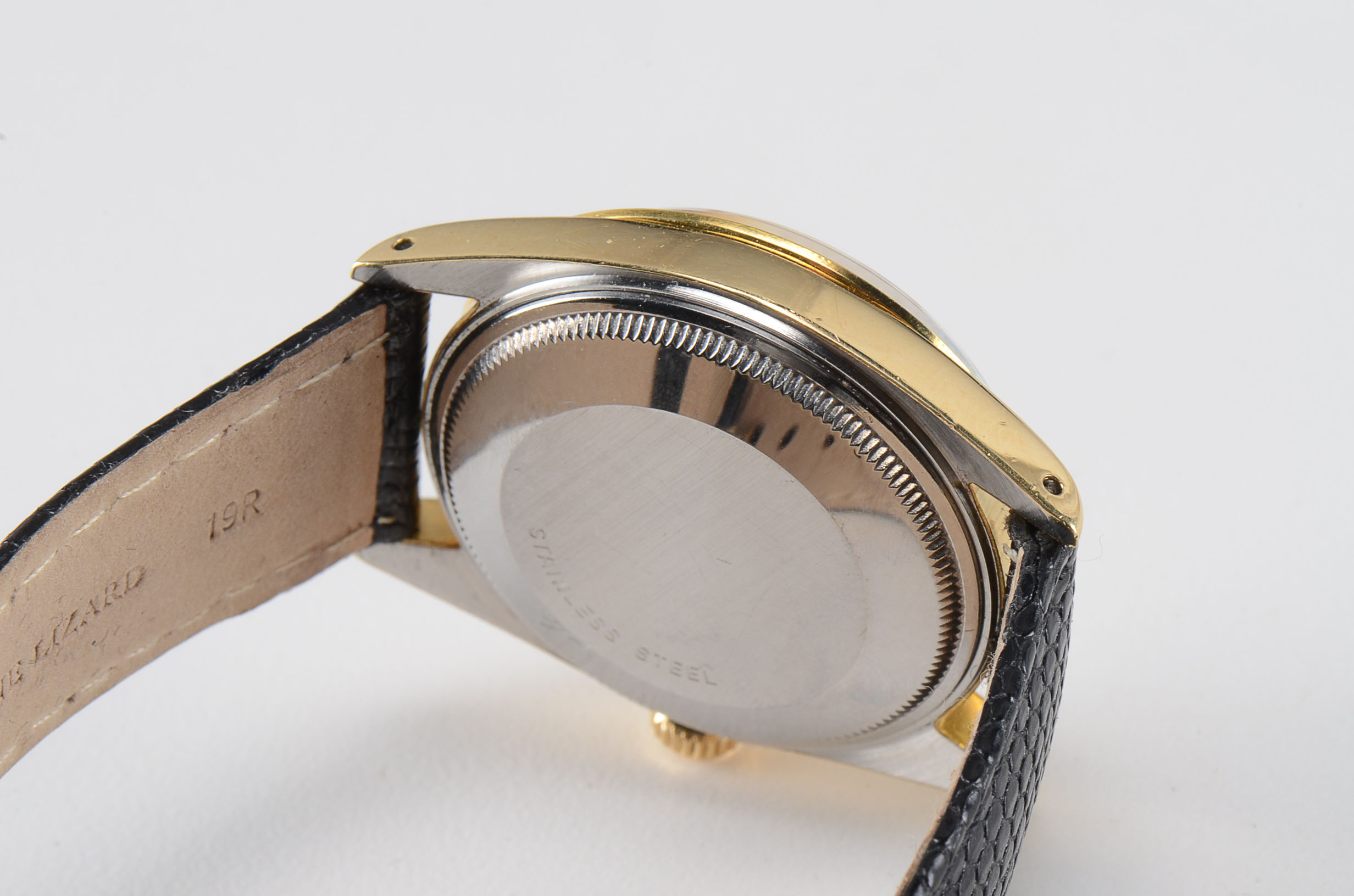 Rolex Perpetual Date Gold Shell/Plated Steel 15505 34mm Watch