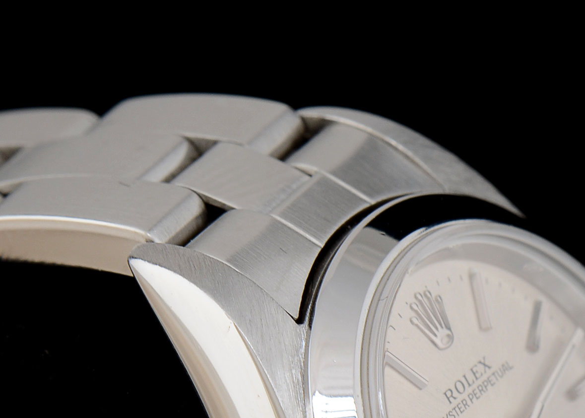 Women's Rolex Oyster Perpetual No Date Steel Silver Automatic