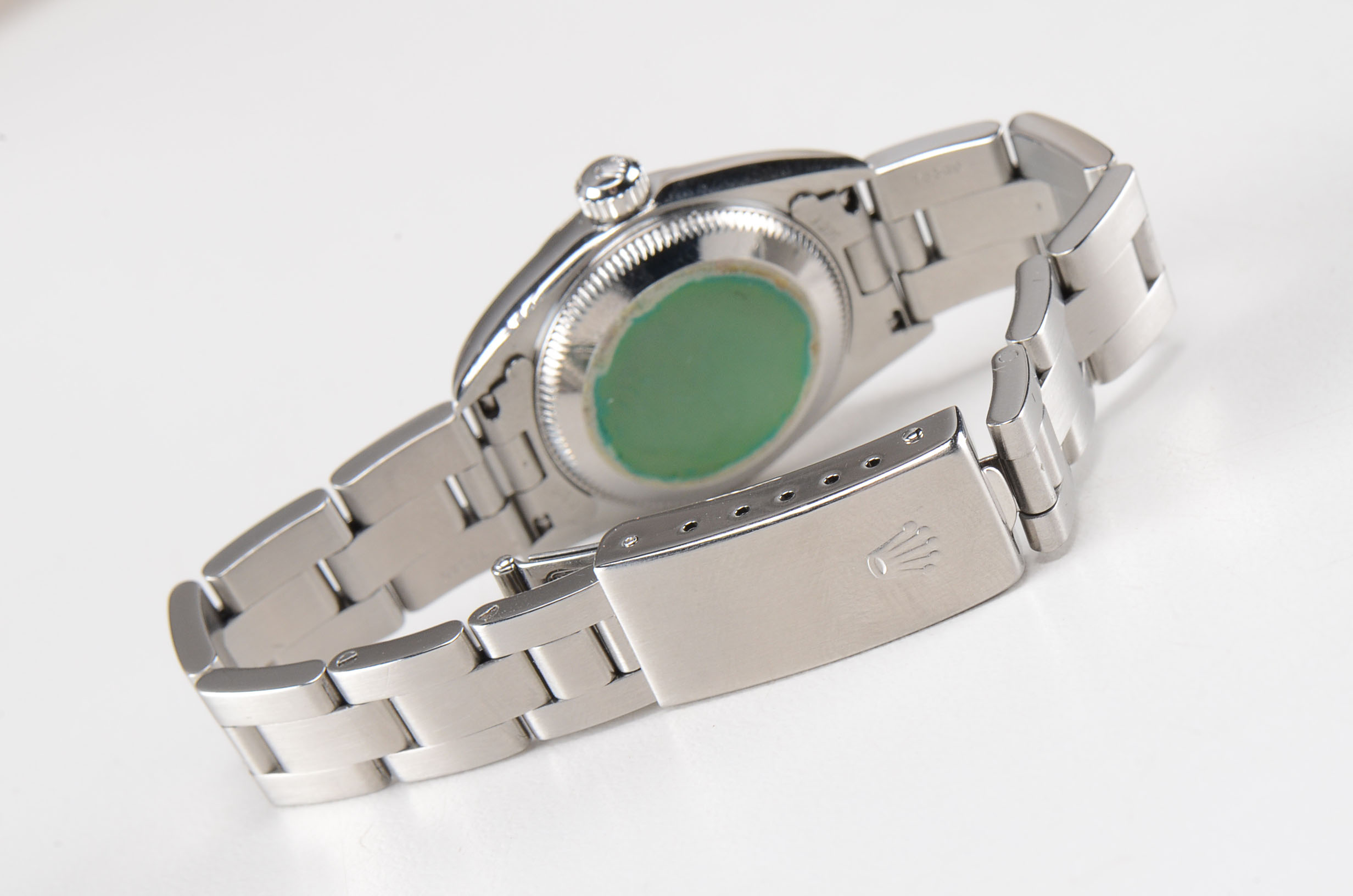 Women's Rolex Oyster Perpetual No Date Steel Silver Automatic