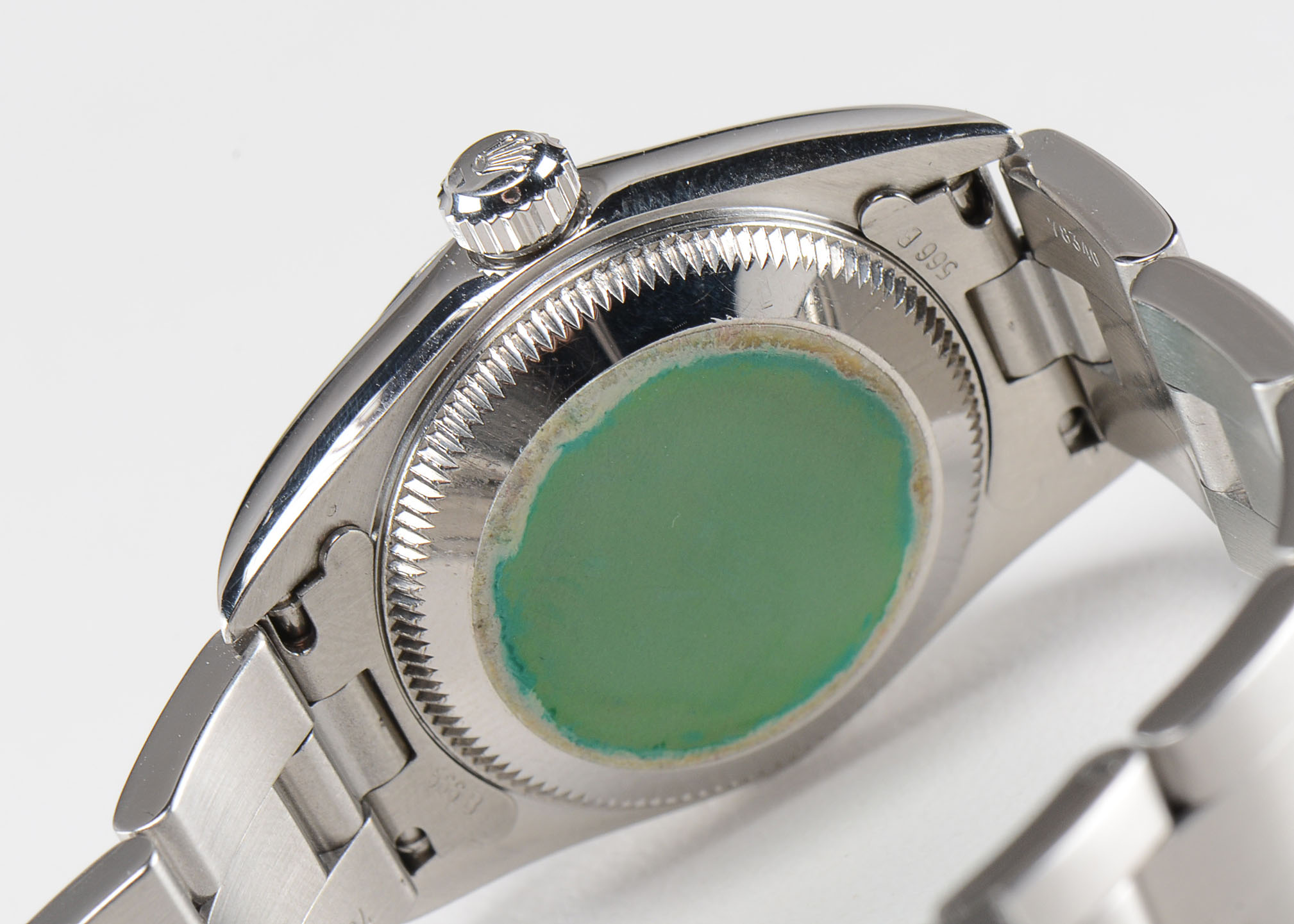 Women's Rolex Oyster Perpetual No Date Steel Silver Automatic