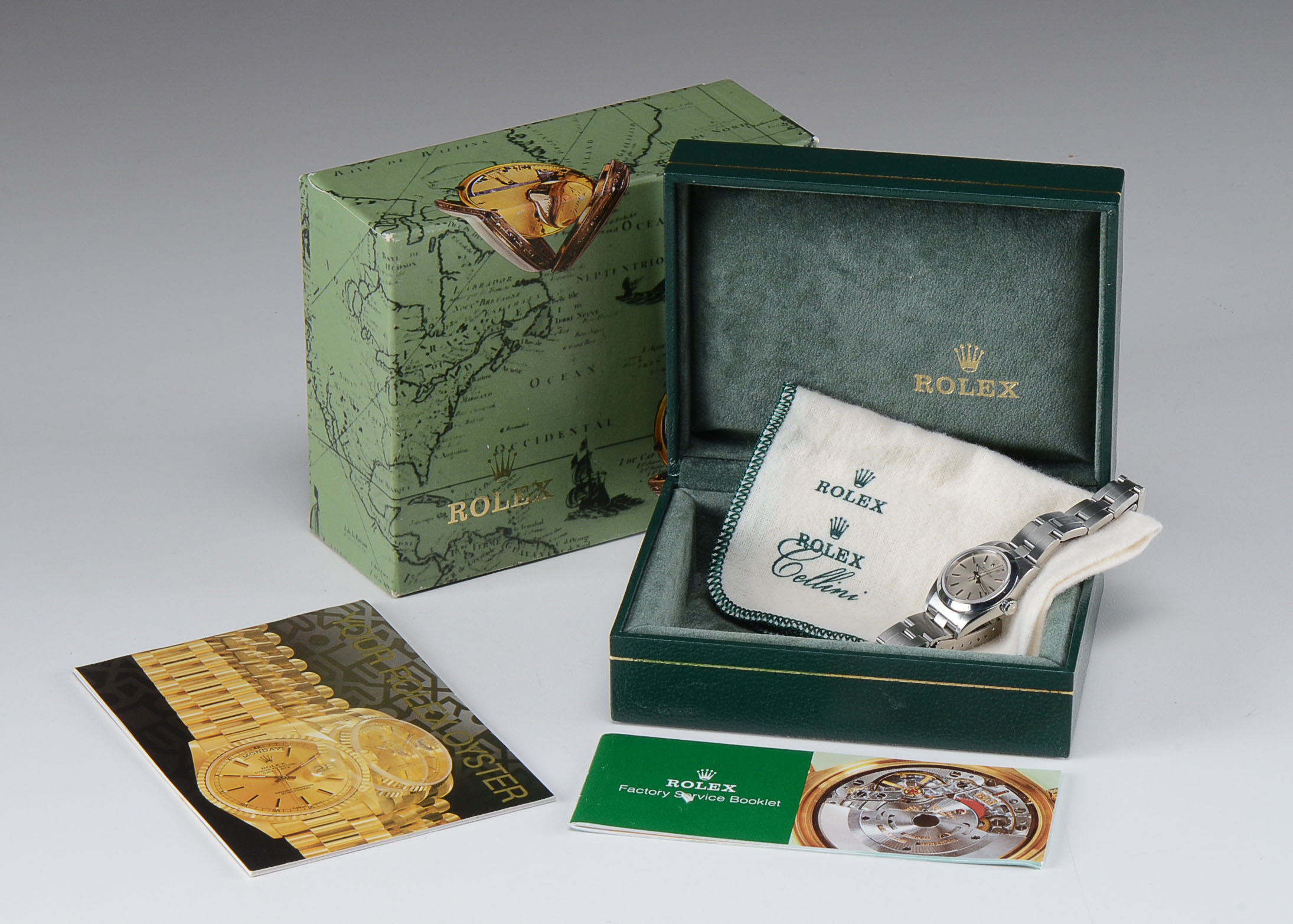 Women's Rolex Oyster Perpetual No Date Steel Silver Automatic