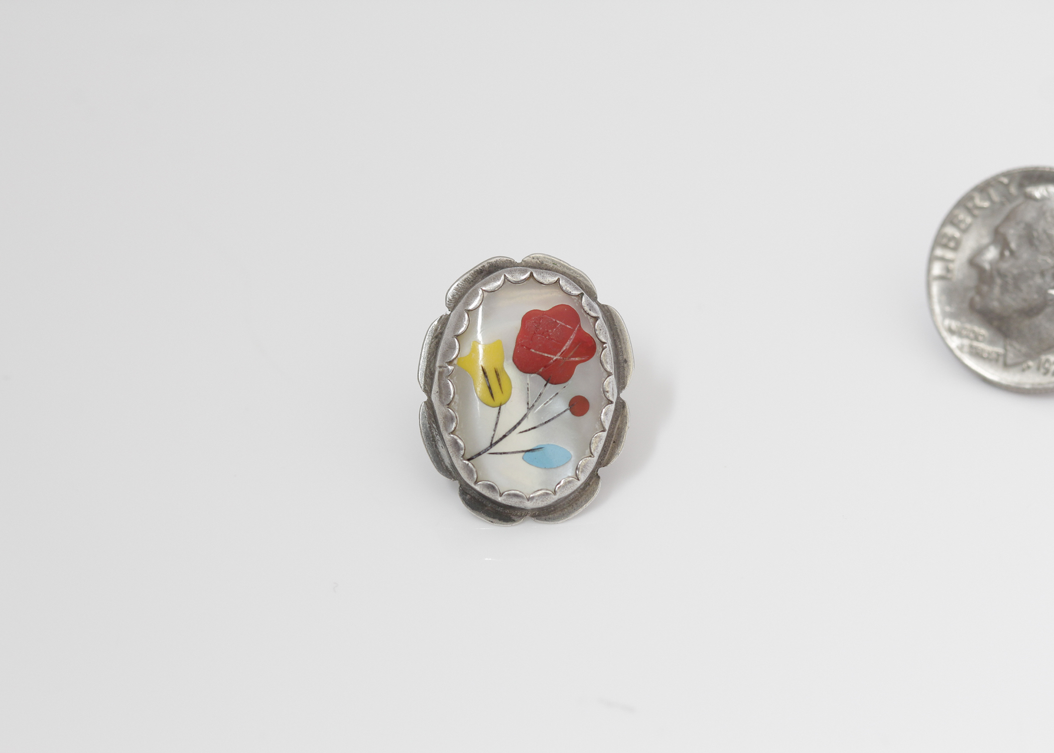 Vintage Zippo Lighter, Brooch and Golf Ball Markers