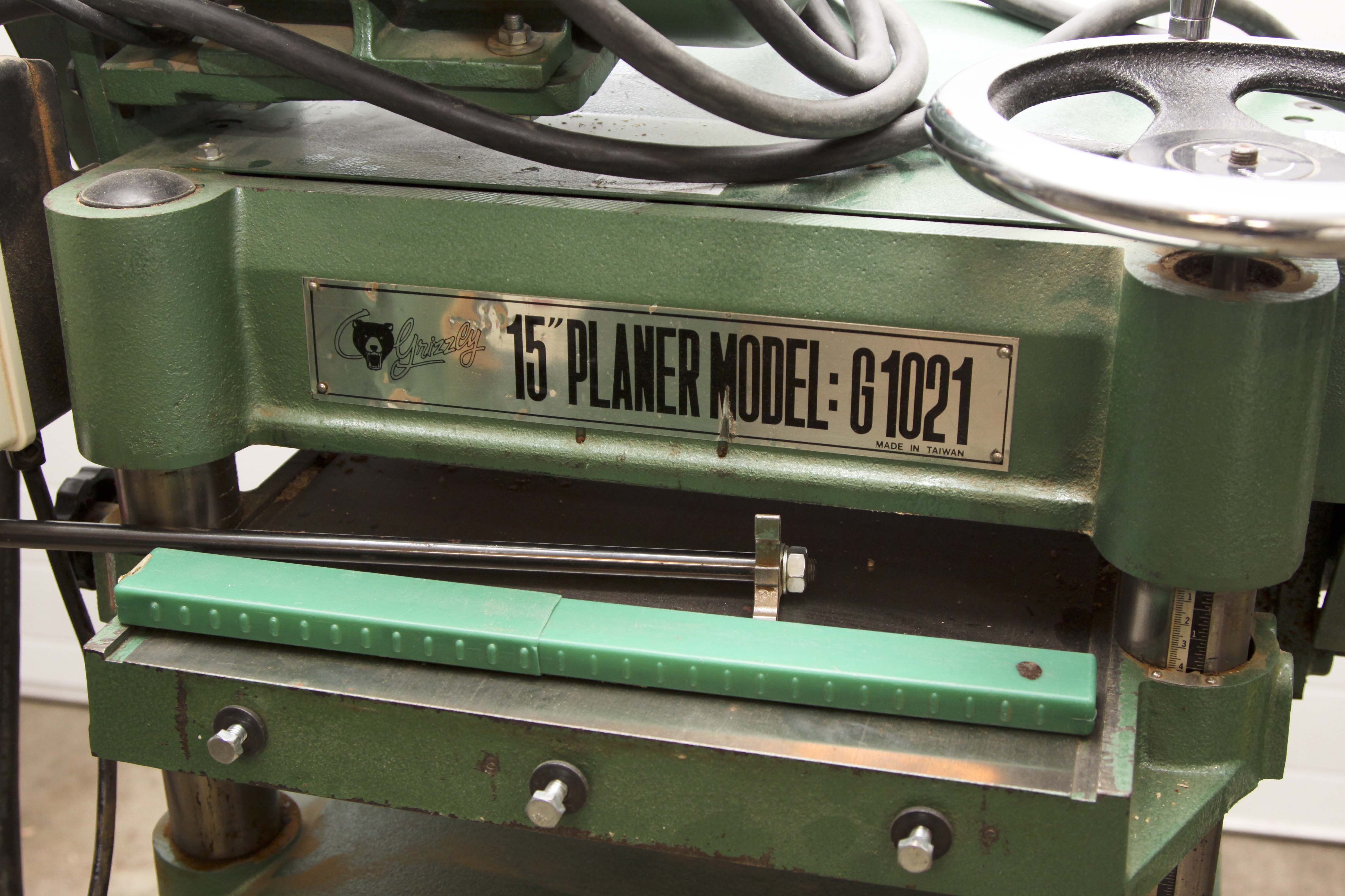 Grizzly 15-Inch Planer Model G1021