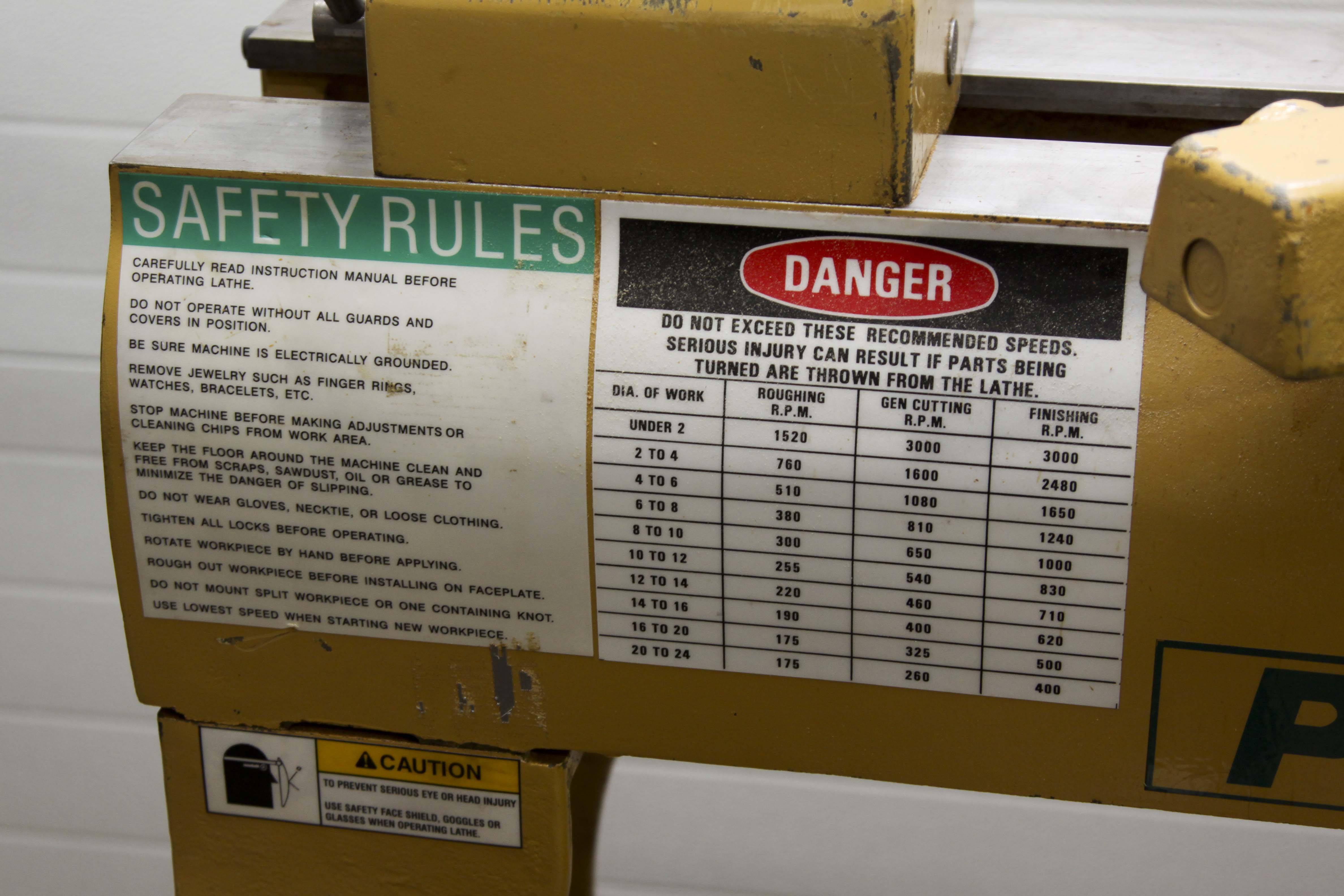 Powermatic 220-Volt Wood Lathe Model 3520