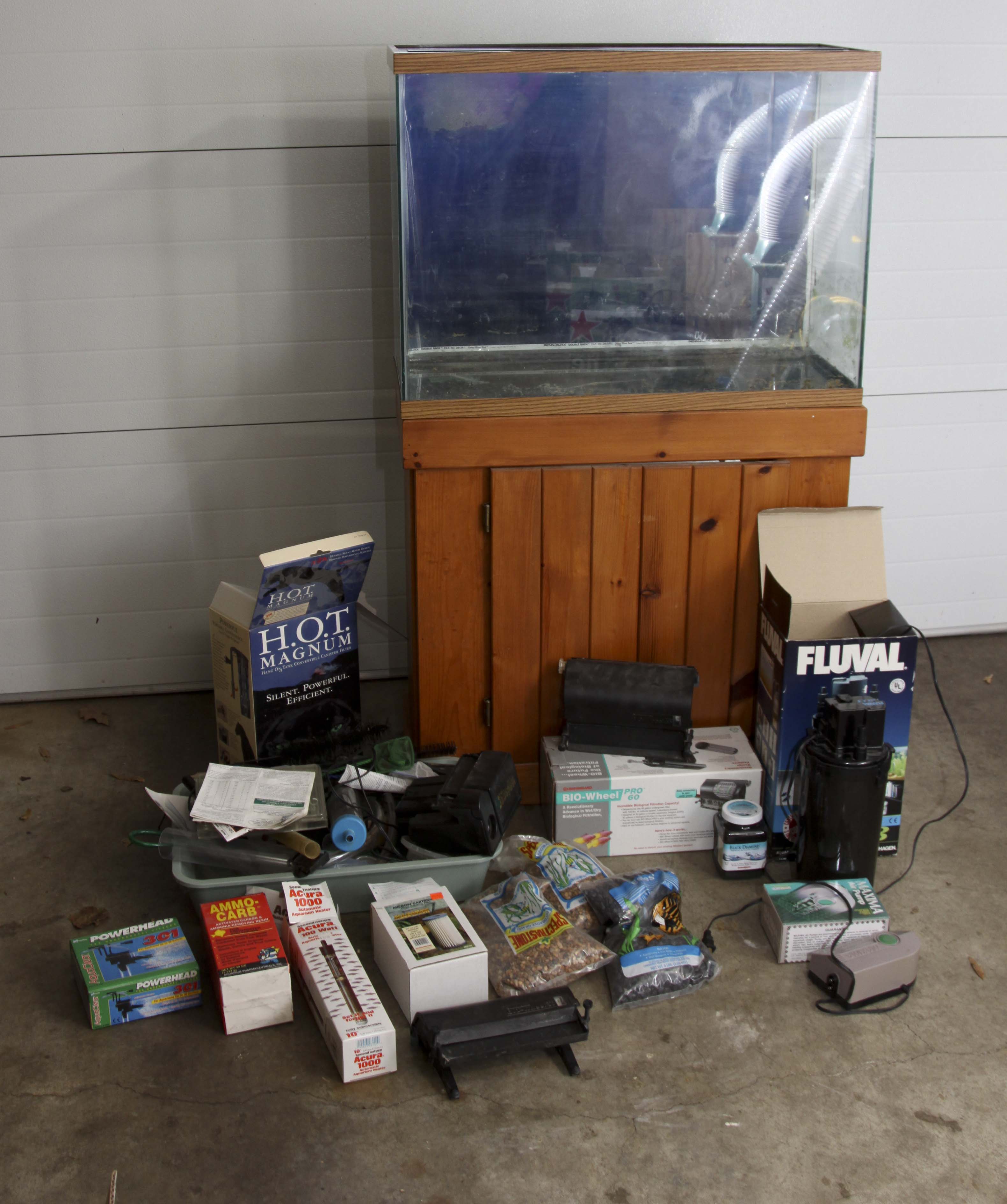 37-Gallon Tall All-Glass Aquarium and Accessories