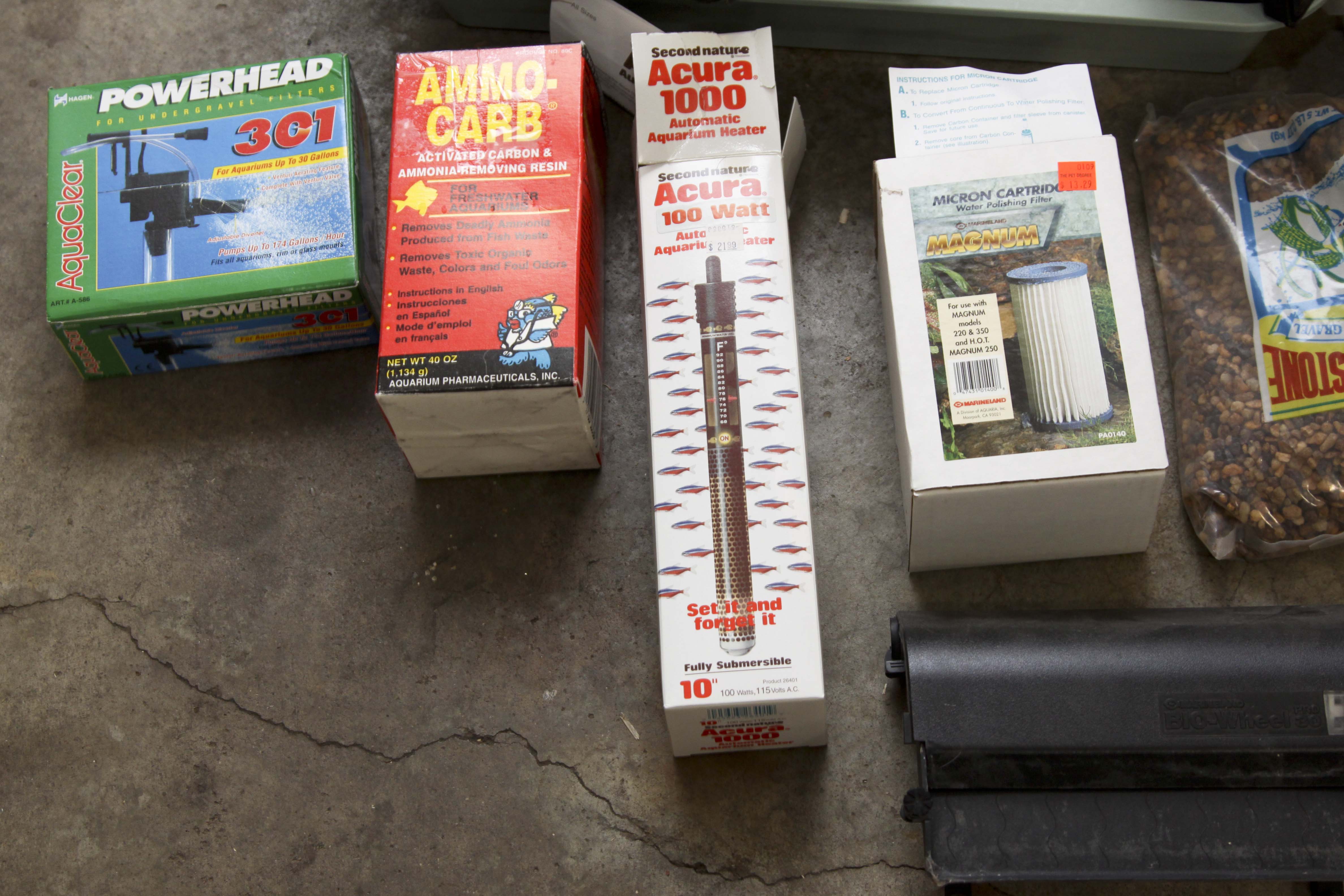 37-Gallon Tall All-Glass Aquarium and Accessories