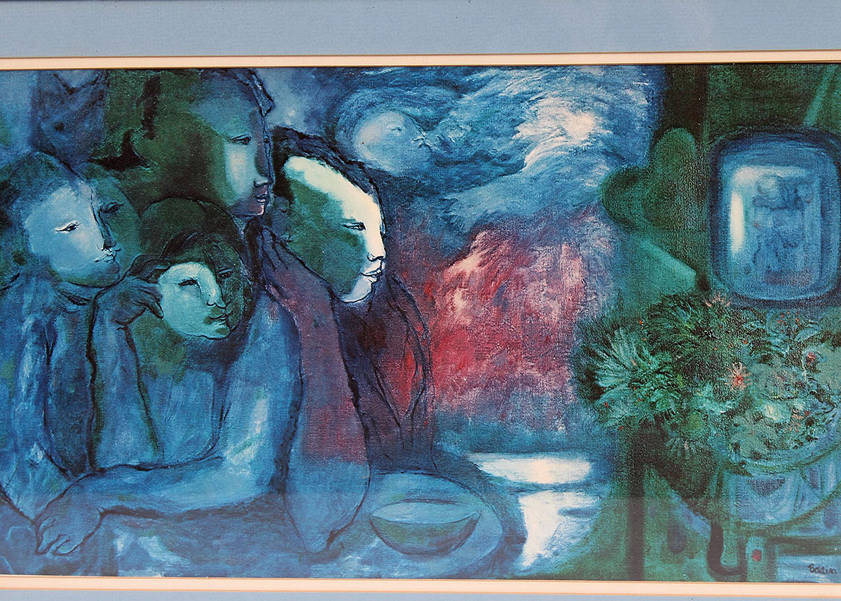 20th Century Latino Artist Framed Lithograph Prints