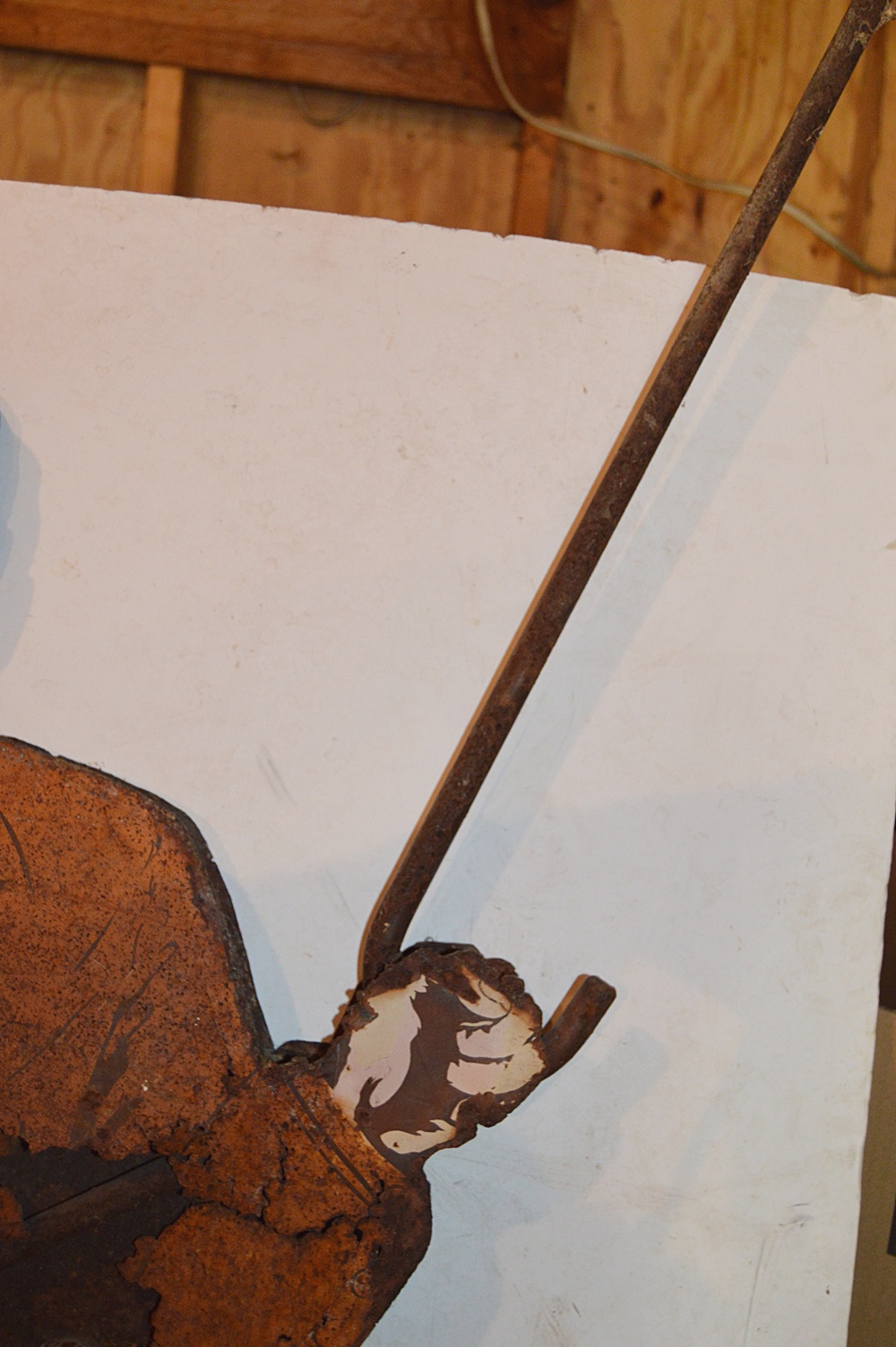 Vintage 1960's Life-Size KFC Colonel Sanders Weathervane Sign