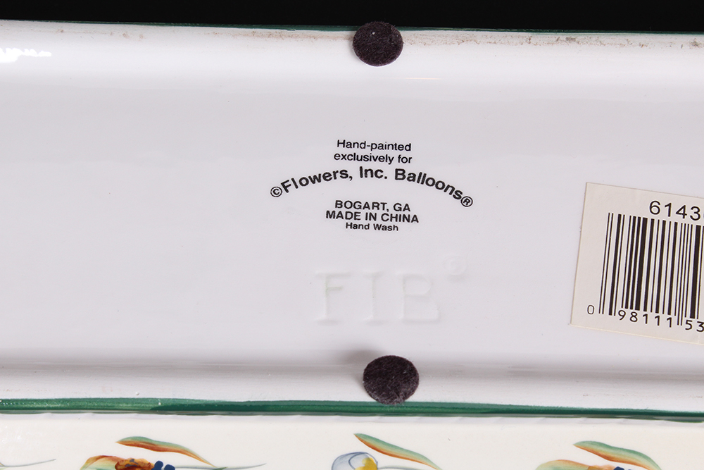 Handpainted Floral Ceramics