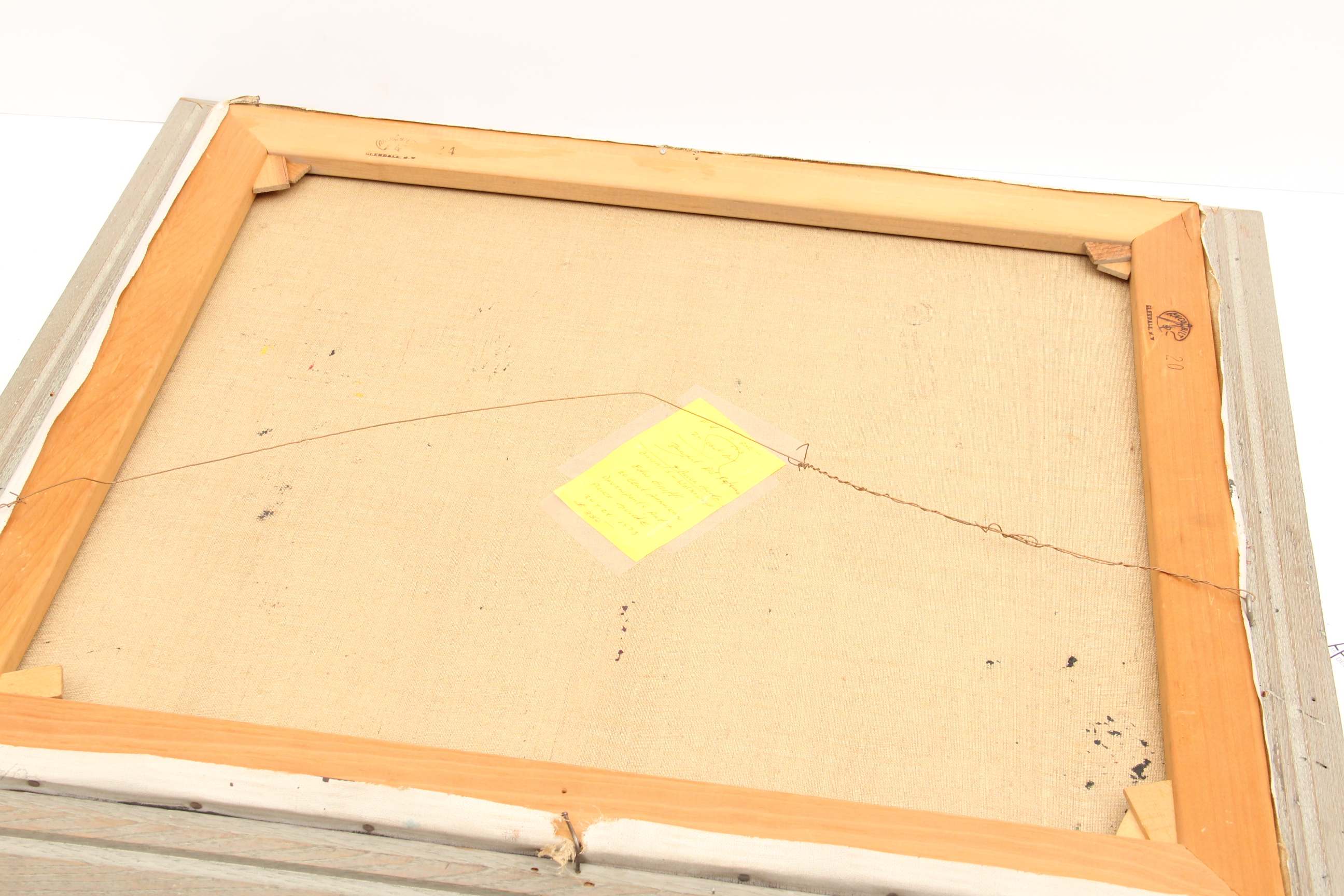 Signed M. Edward Griff Original Oil on Canvas Painting