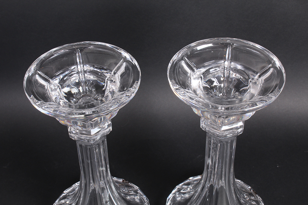 Pair of Crystal Candlesticks