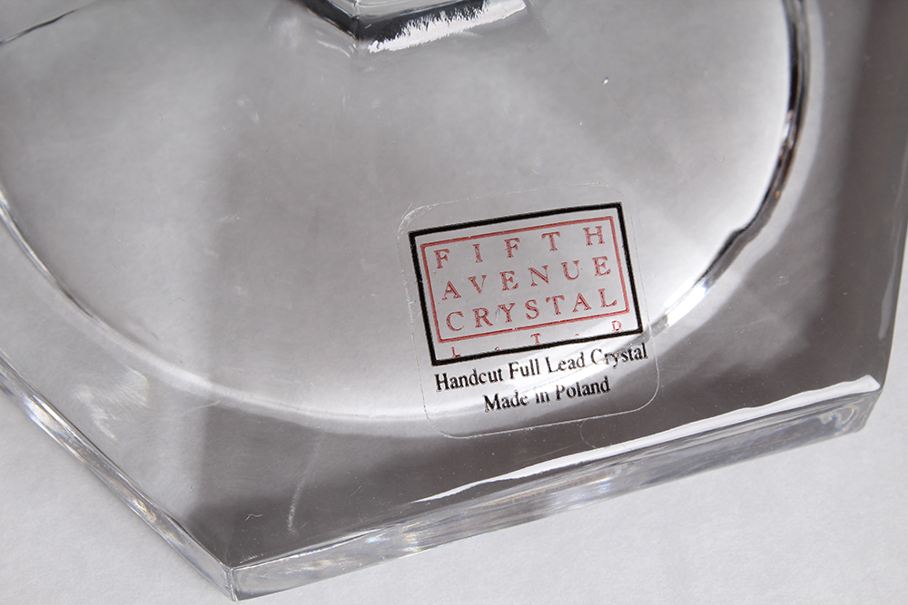 Fifth Avenue Crystal Candlesticks