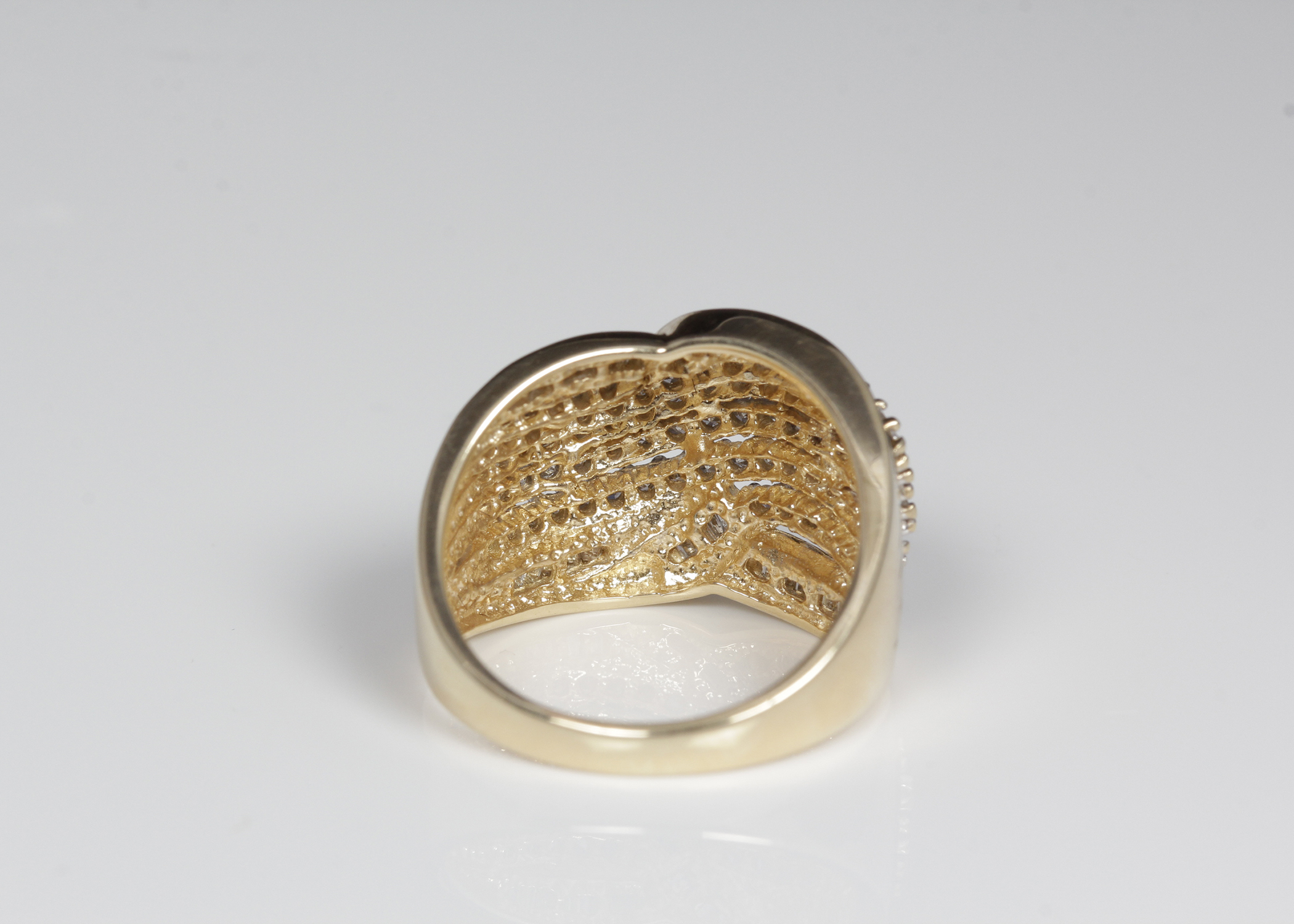 14K Yellow Gold 1.5 CTW Diamond Band