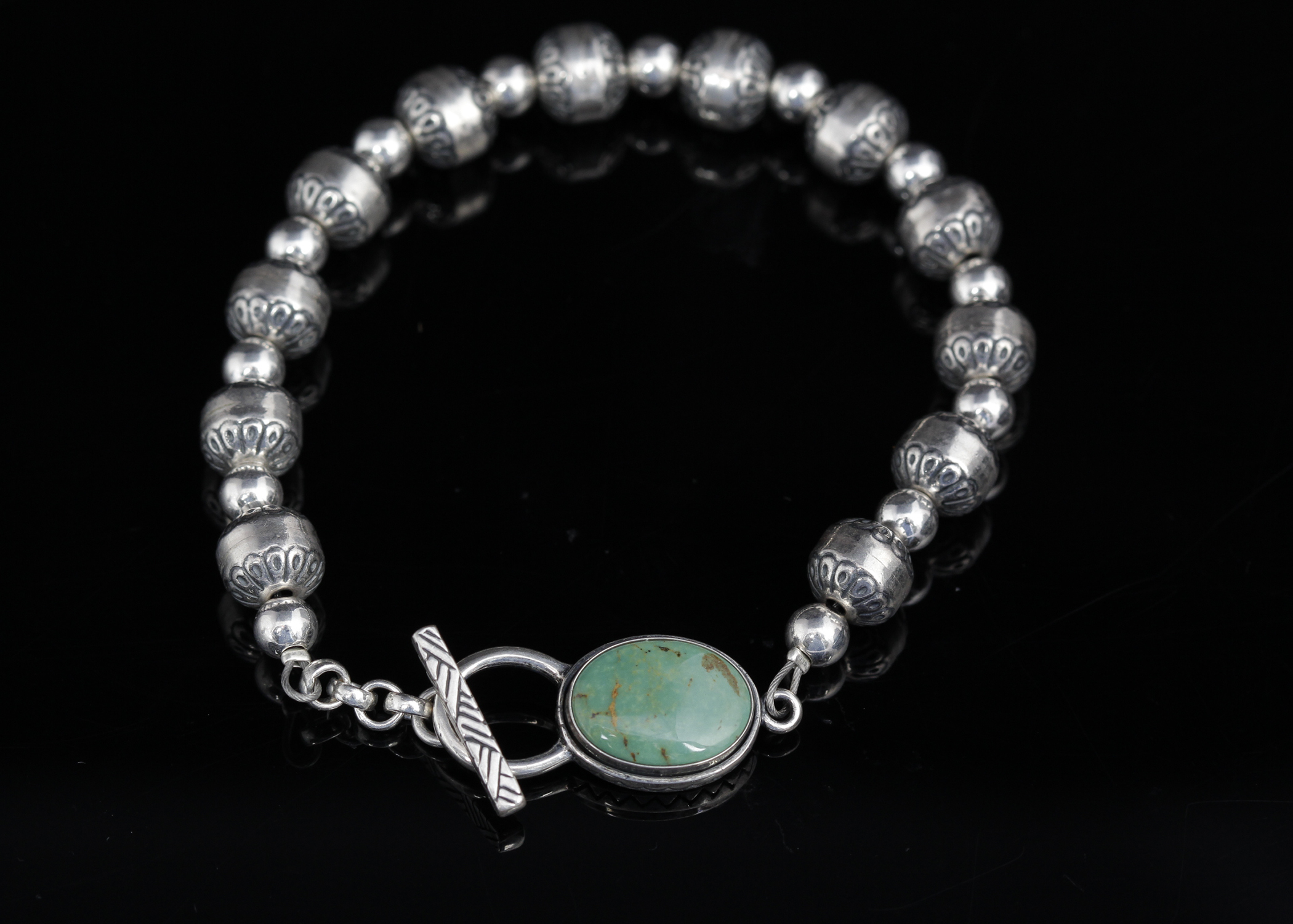 Sterling Silver Turquoise Bracelet