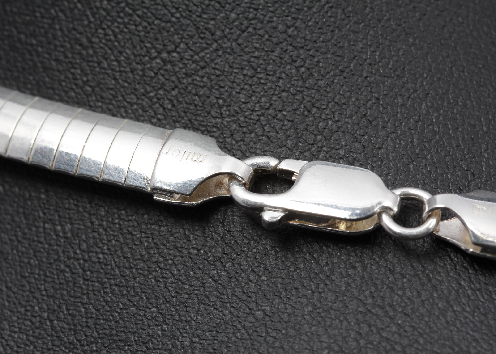 Sterling Silver Milor Omega Chain