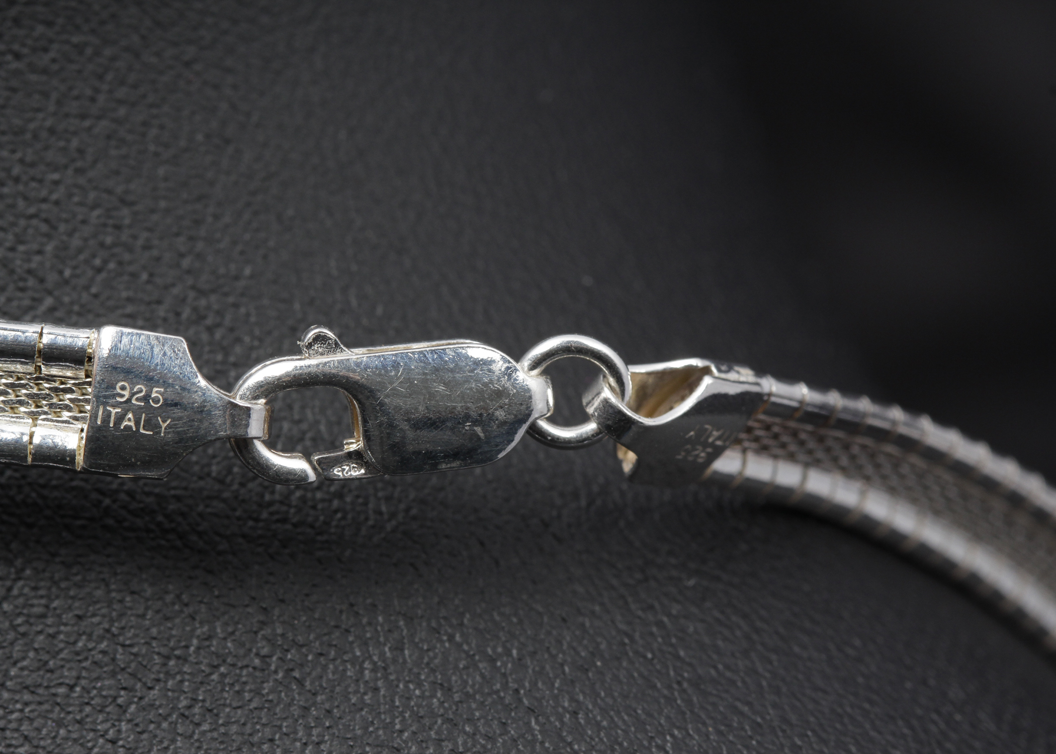 Sterling Silver Milor Omega Chain