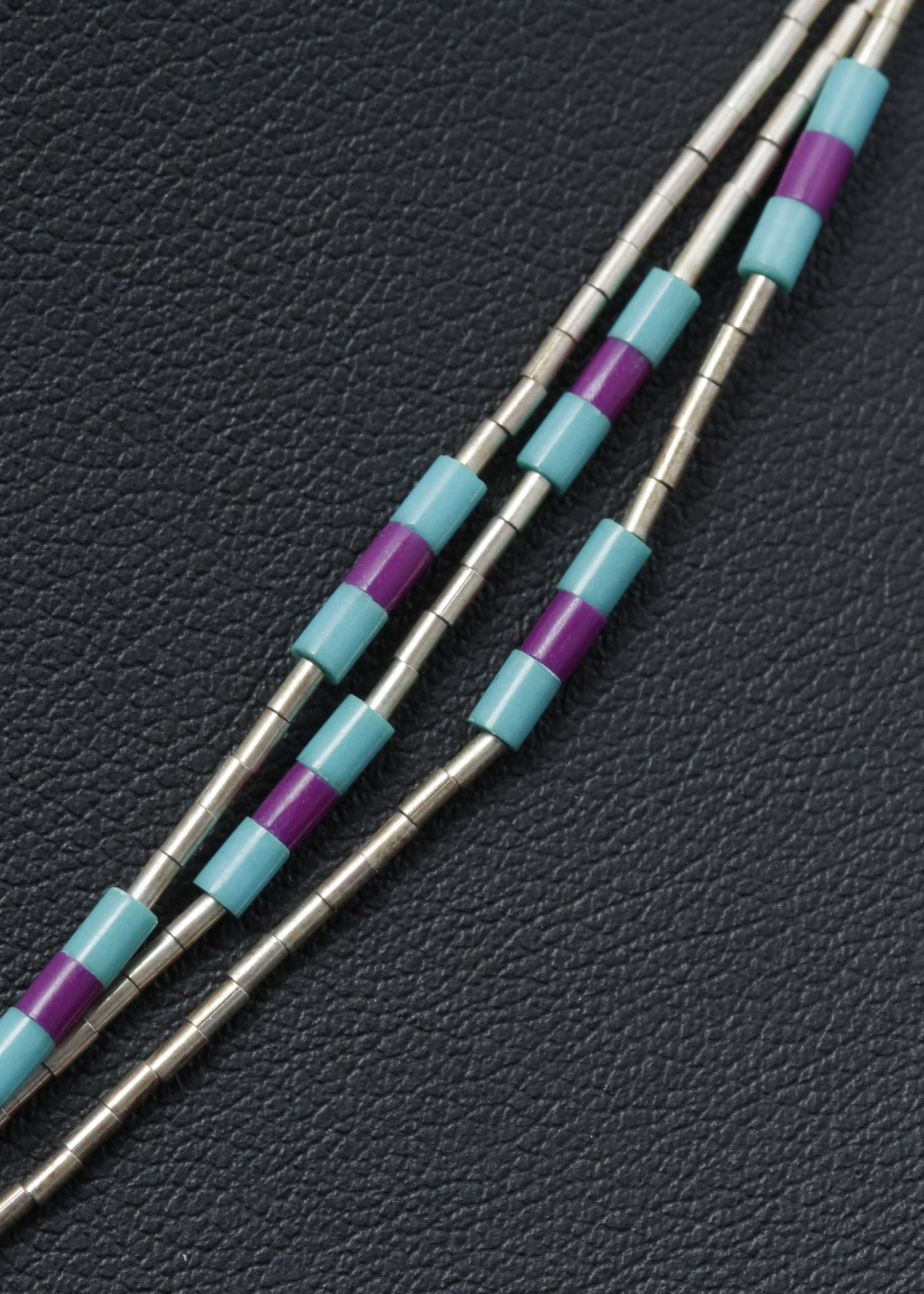 Sterling Silver Turquoise and Charoite Jewelry Set