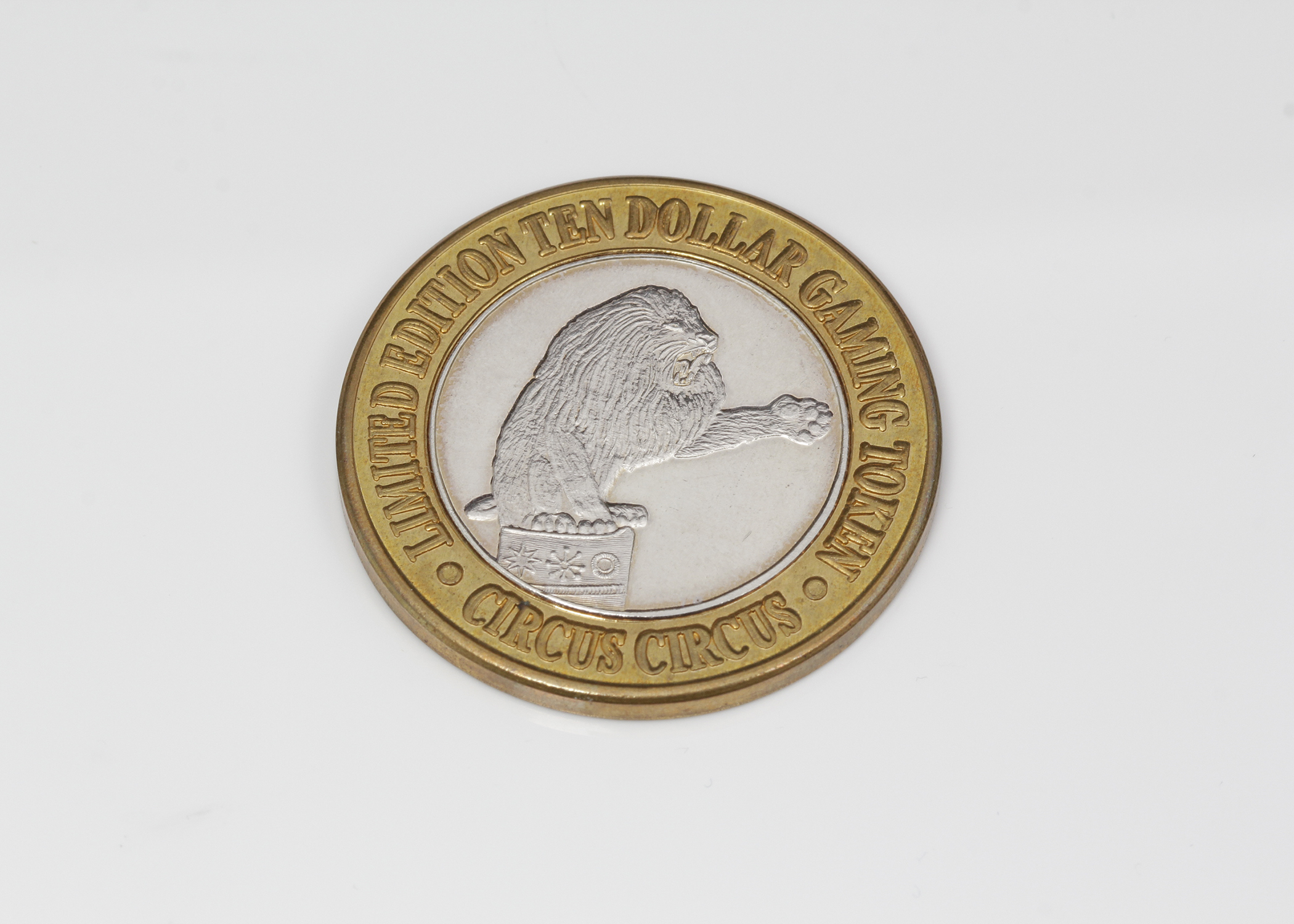Limited Edition Circus Circus Ten Dollar Gaming Token