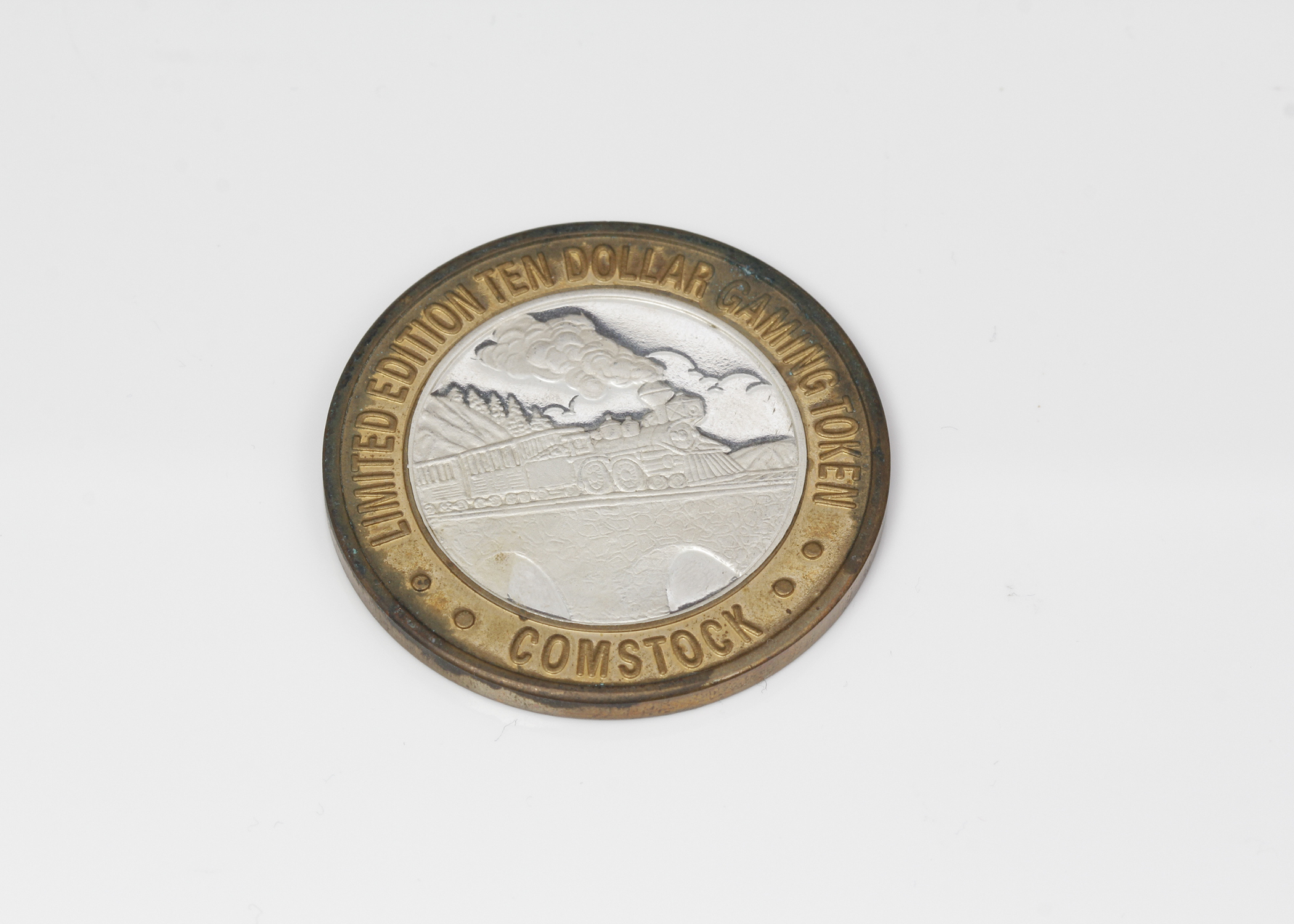 Limited Edition Comstock Ten Dollar Gaming Token