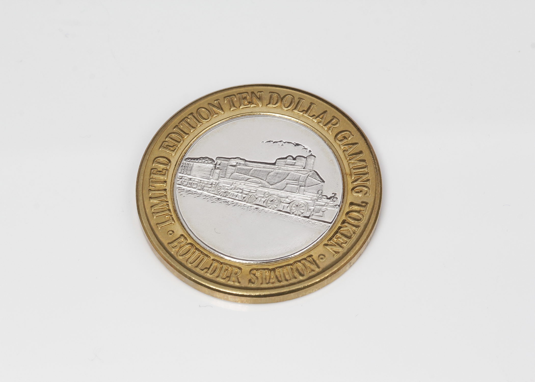 Limited Edition Boulder Station Ten Dollar Gaming Token