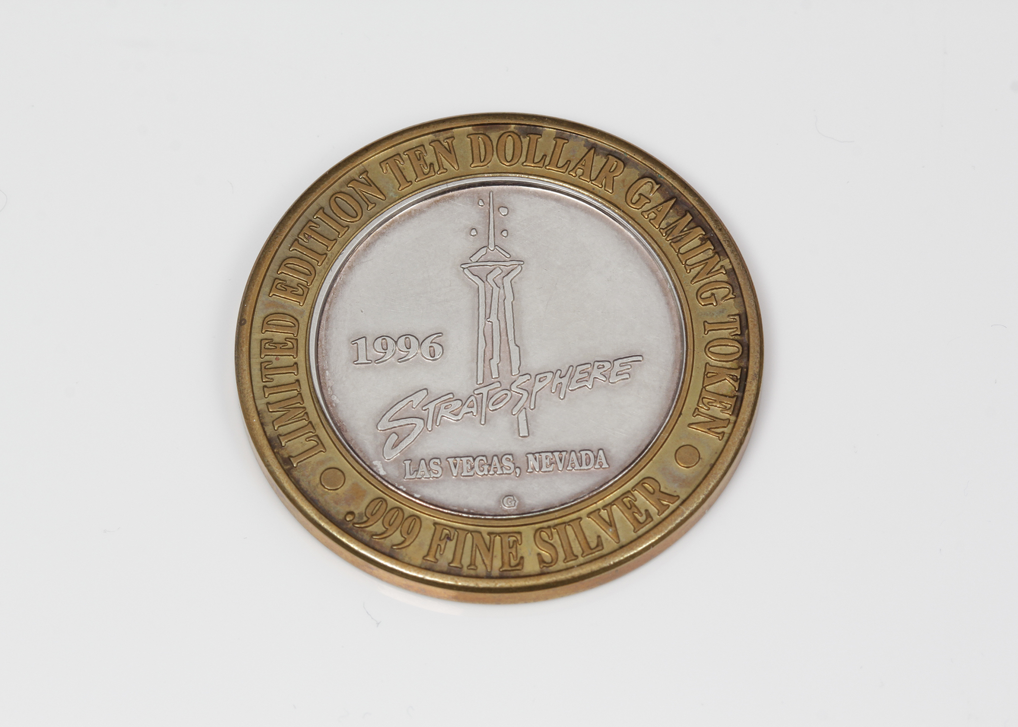 Limited Edition Stratosphere Ten Dollar Gaming Token