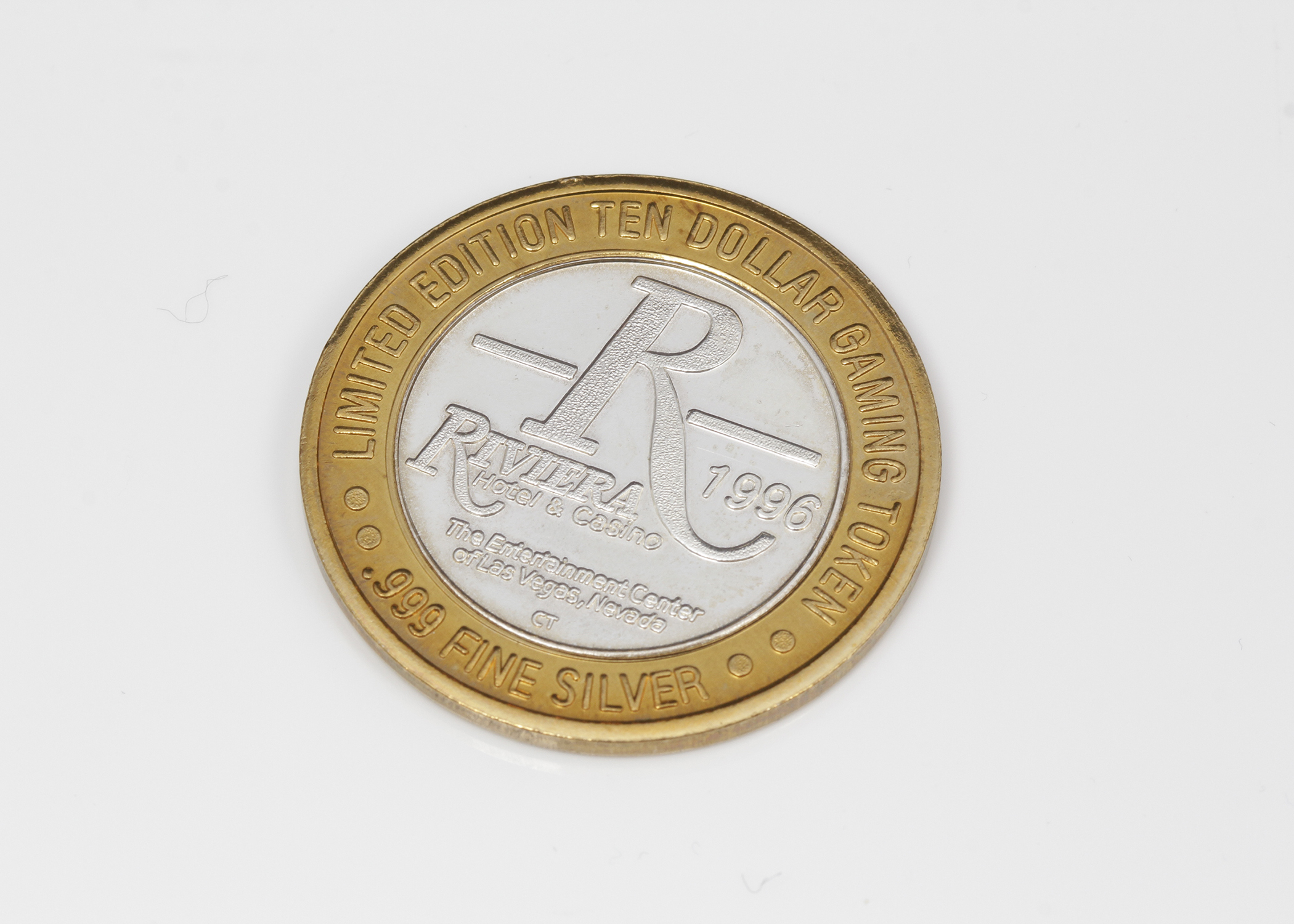Limited Edition Riviera Comedy Club Ten Dollar Gaming Token