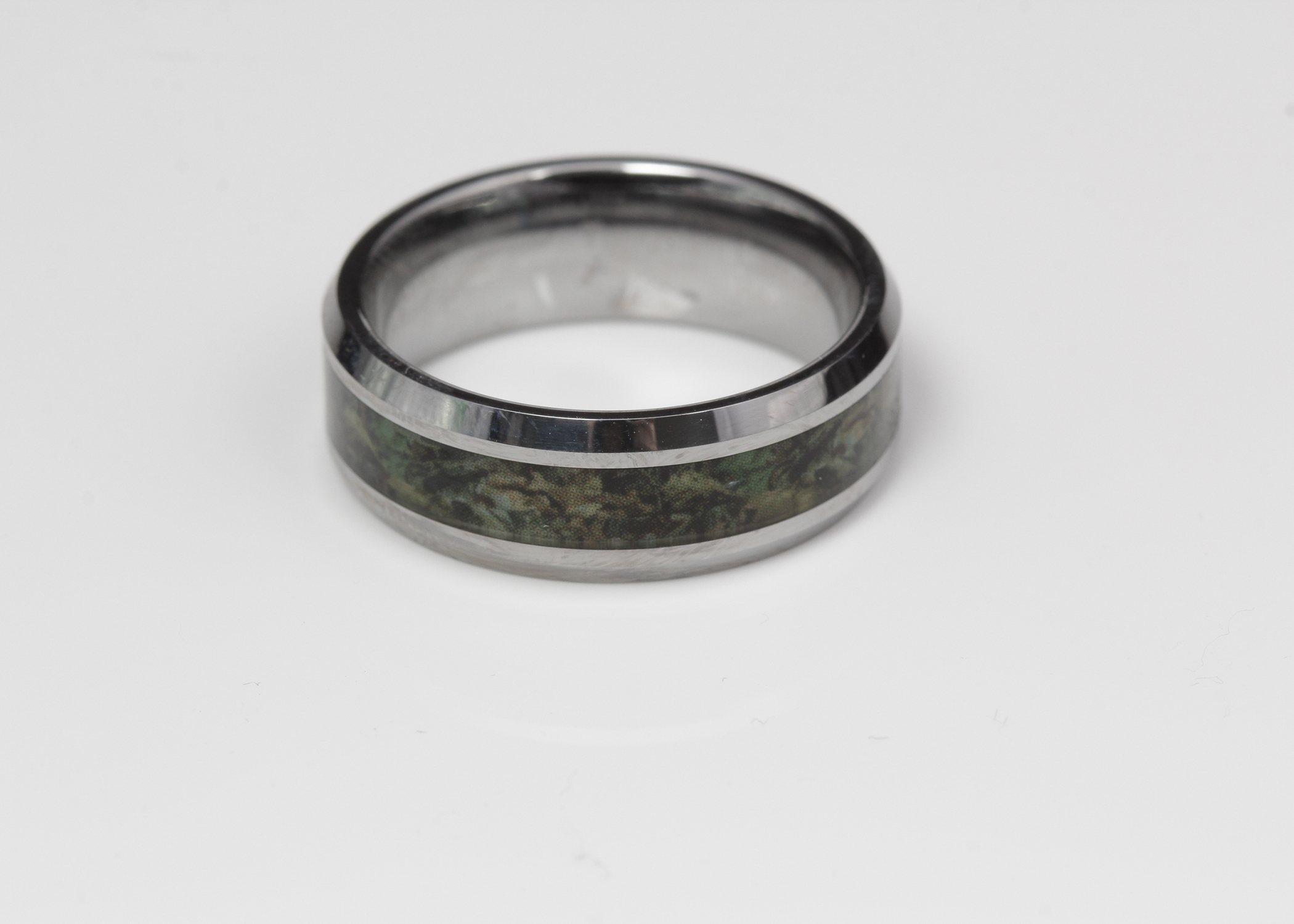 Steel Revolt Tungsten Camo Band