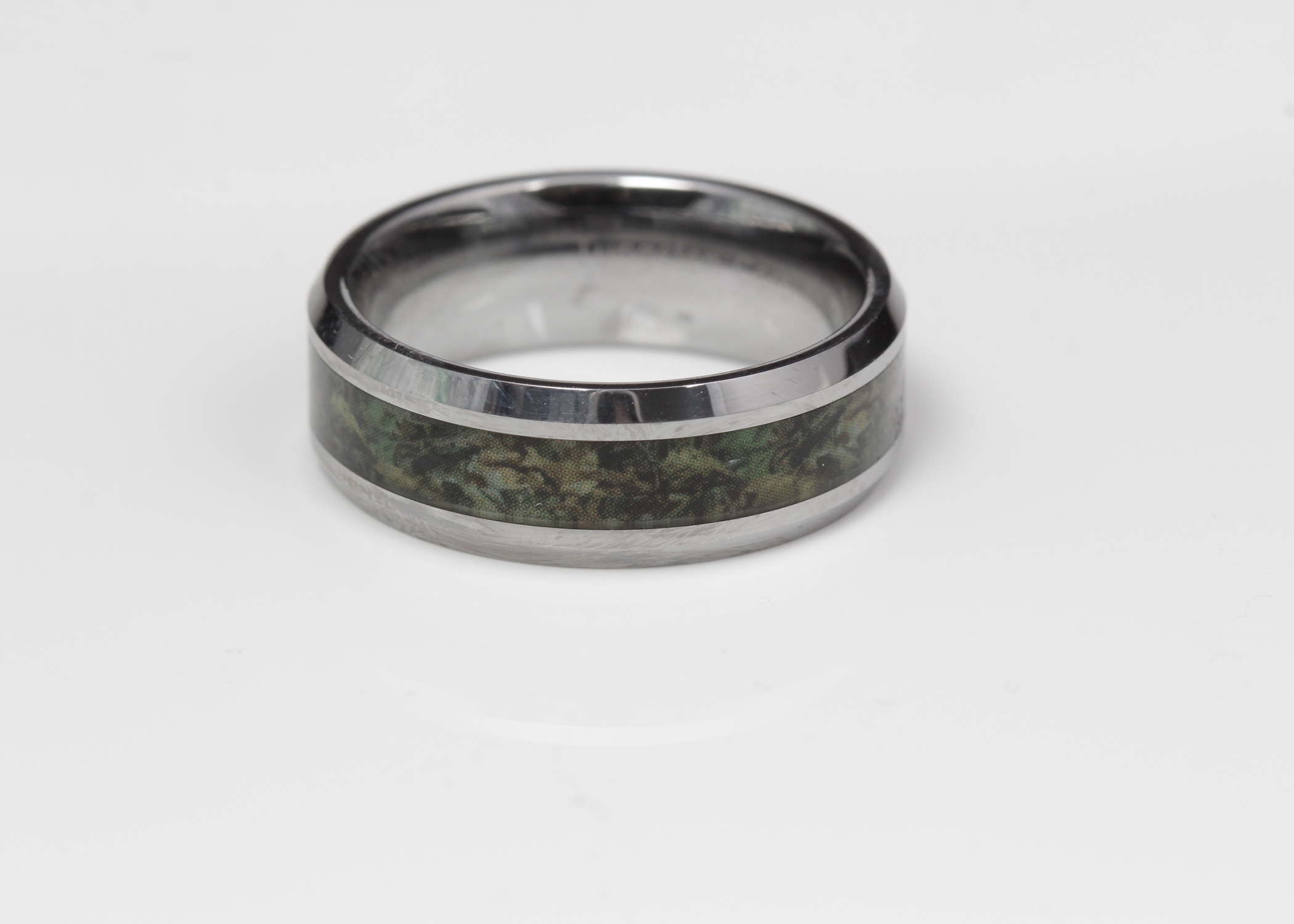 Steel Revolt Tungsten Camo Band