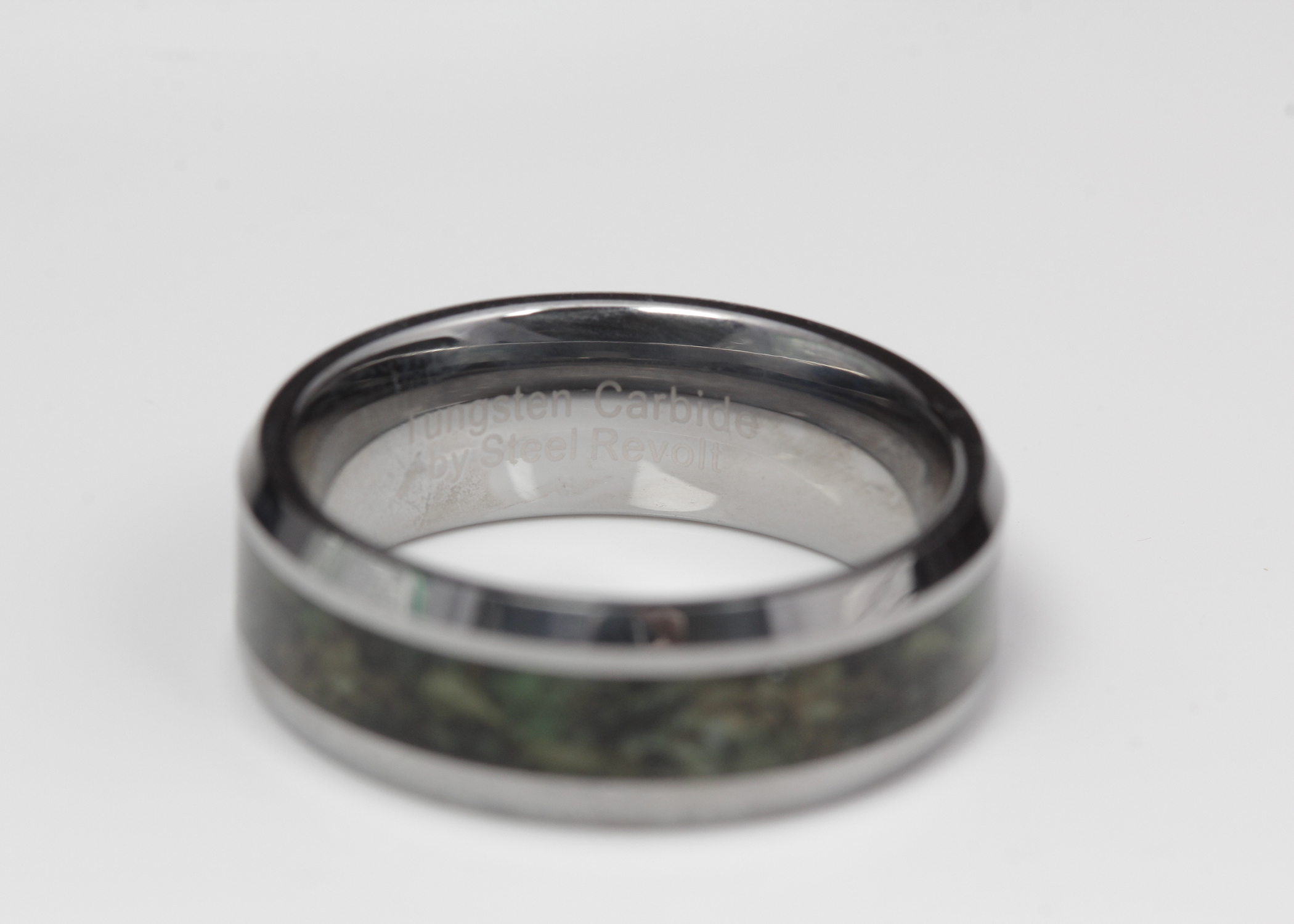 Steel Revolt Tungsten Camo Band
