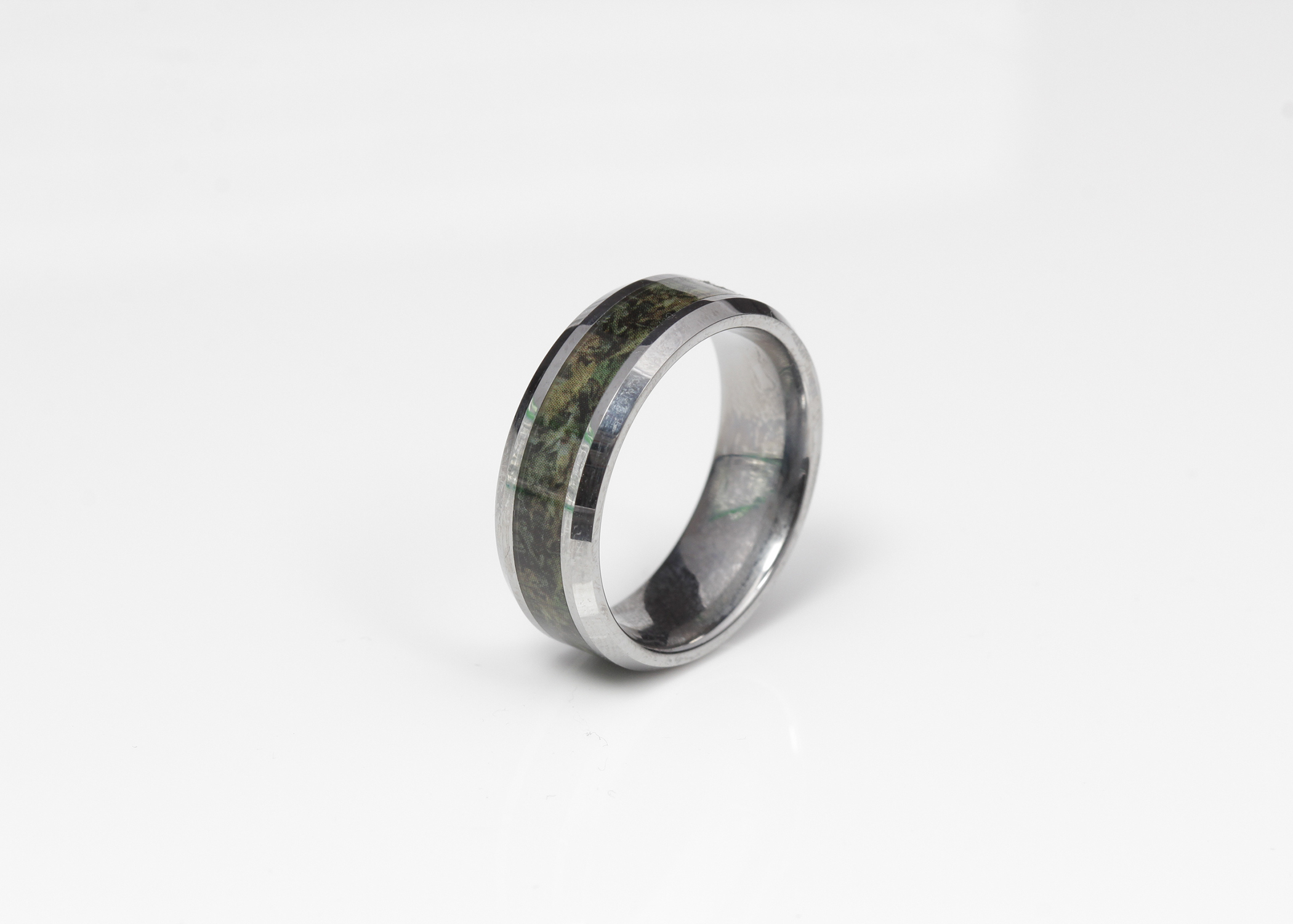 Steel Revolt Tungsten Camo Band