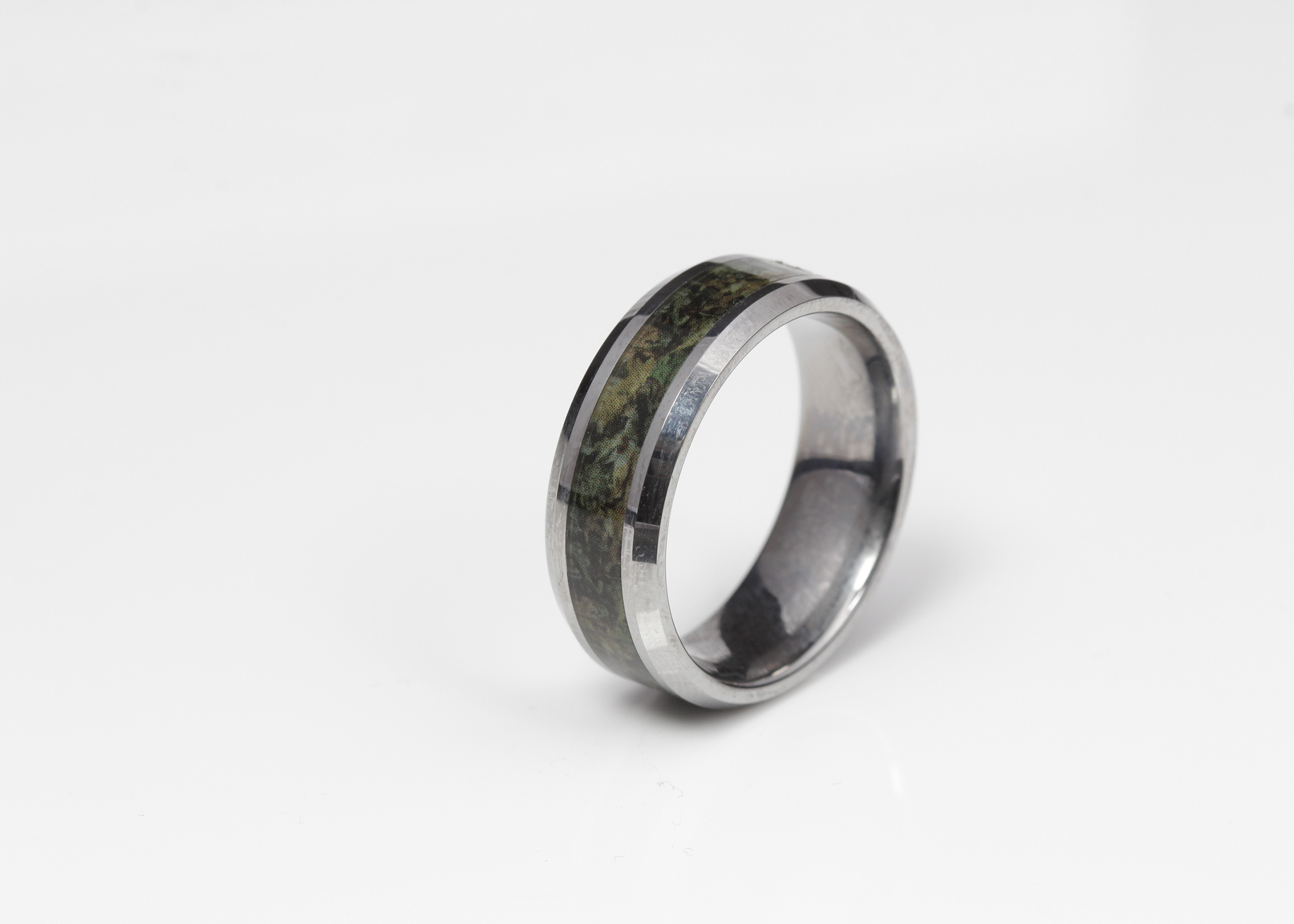 Steel Revolt Tungsten Camo Band