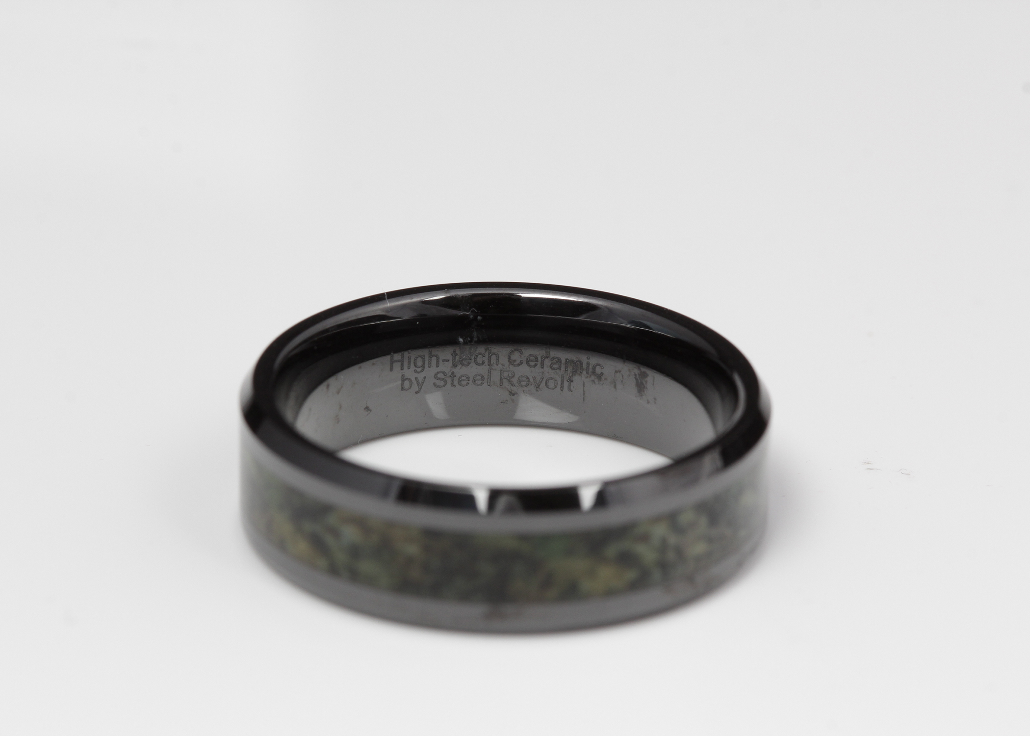 Steel Revolt Tungsten Camo Band