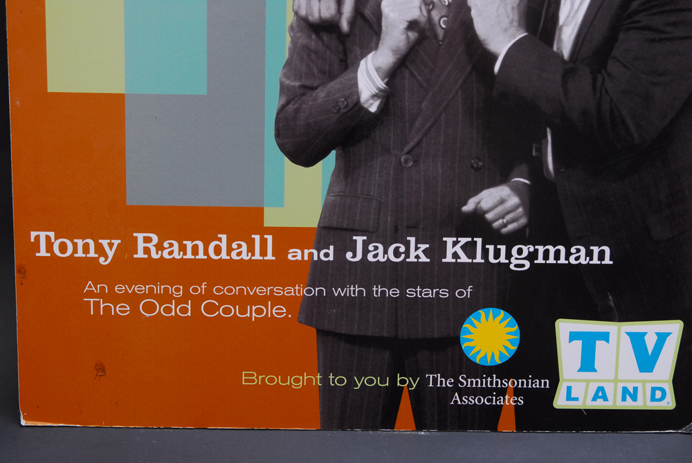 Signed Tony Randall and Jack Klugman Poster