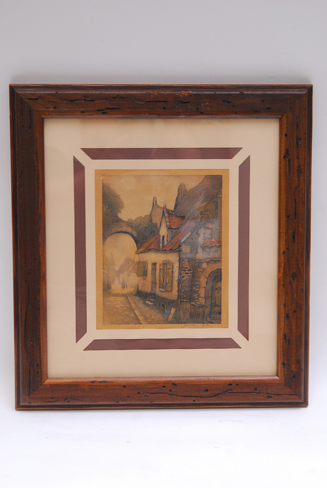 Set of Four Julian Celos Signed Prints