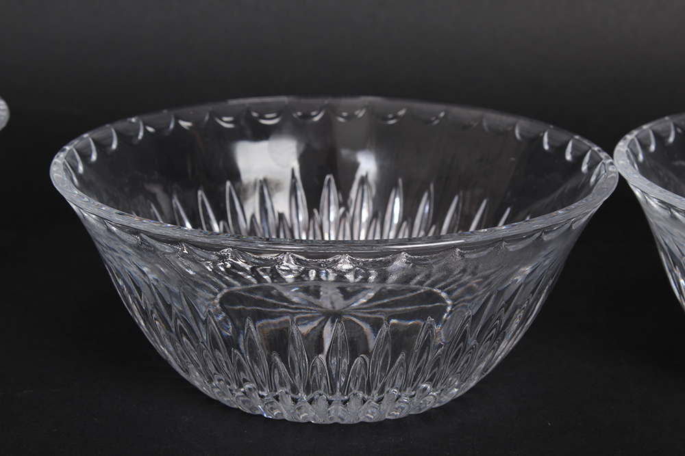 Sets of Crystal Bowls