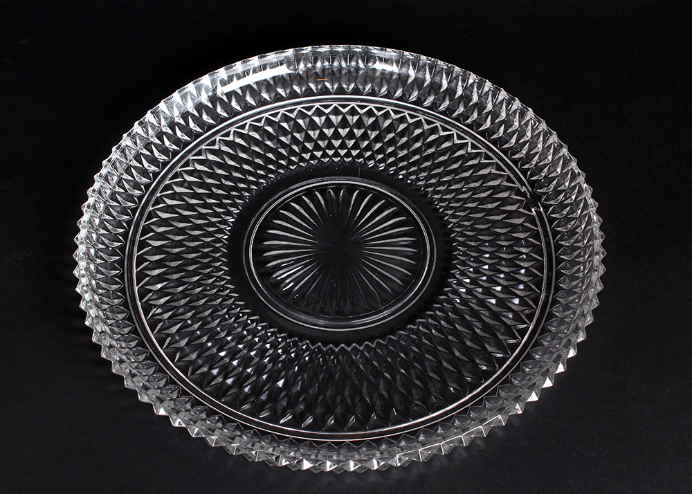 Diamond Point Hostess Plate
