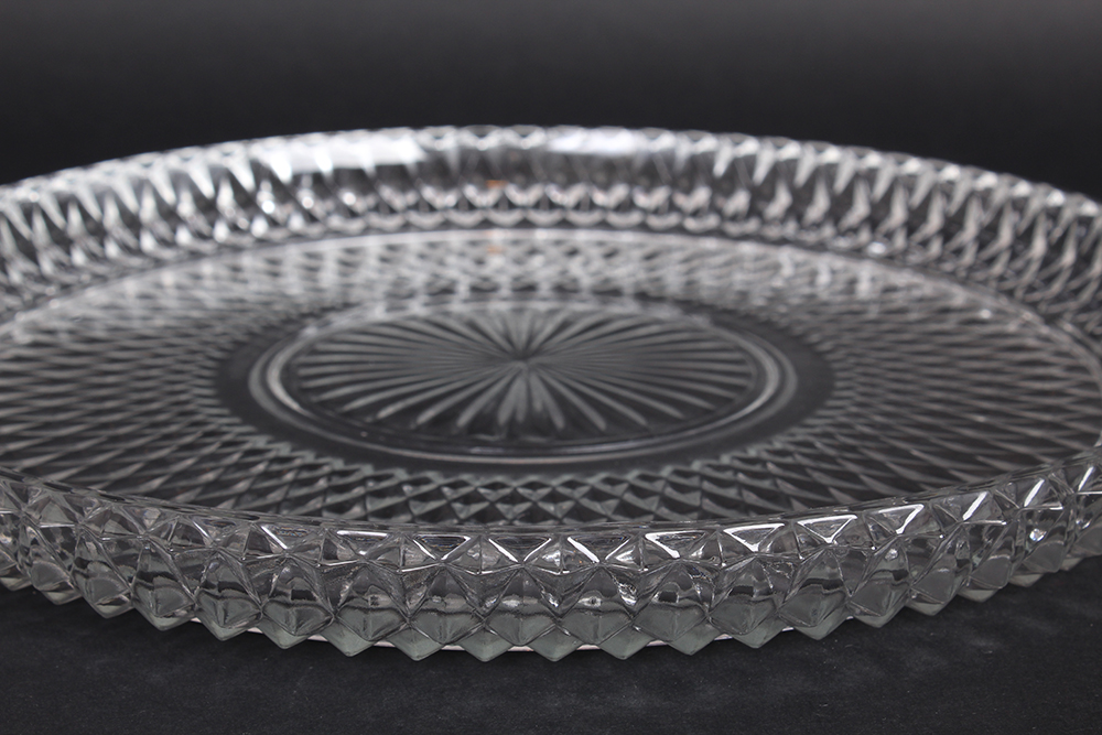 Diamond Point Hostess Plate