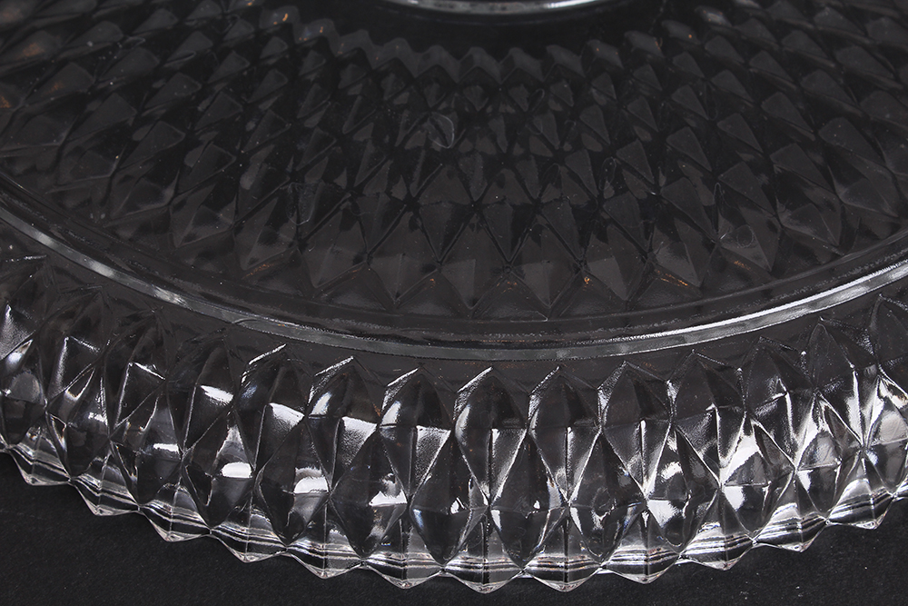Diamond Point Hostess Plate