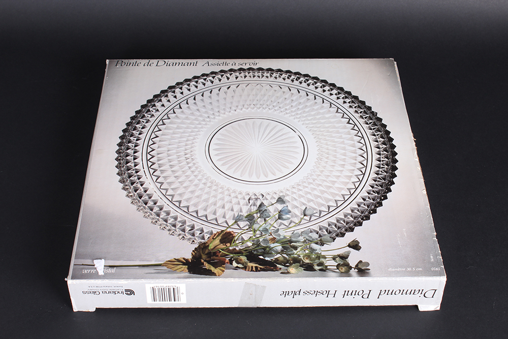 Diamond Point Hostess Plate