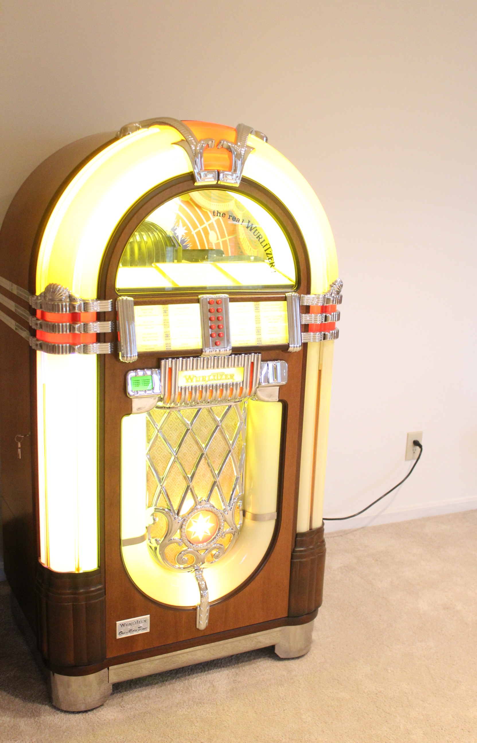 Reproduction 1946 Wurlitzer Model 1015 "One More Time" Jukebox