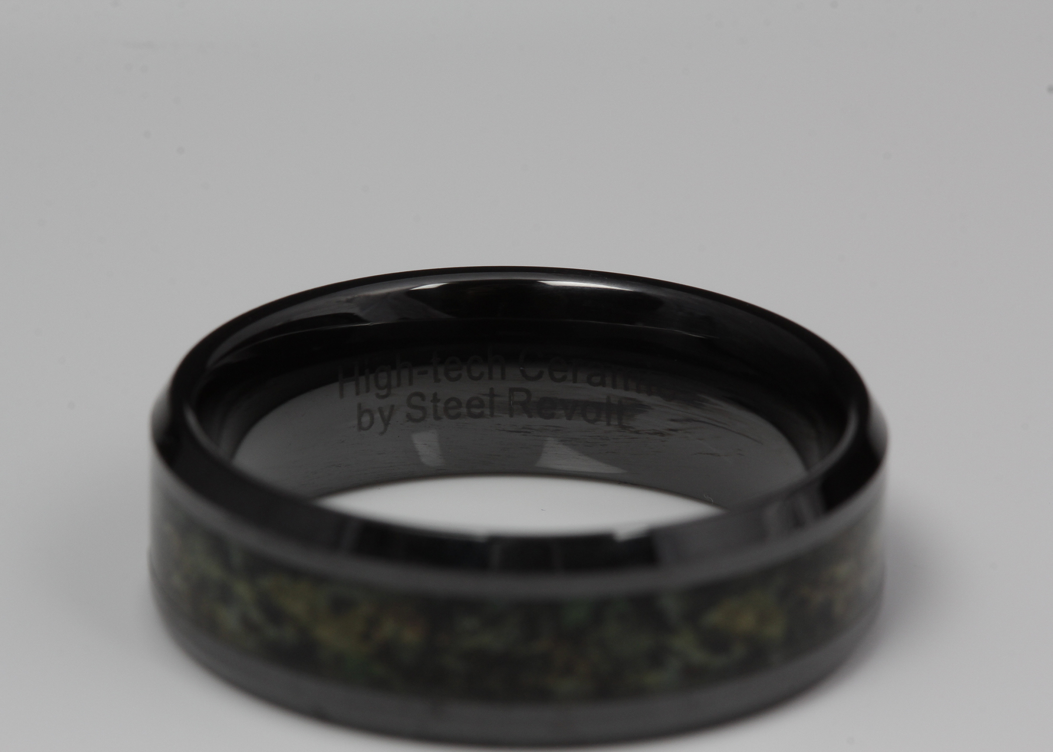 Steel Revolt Tungsten Camo Band