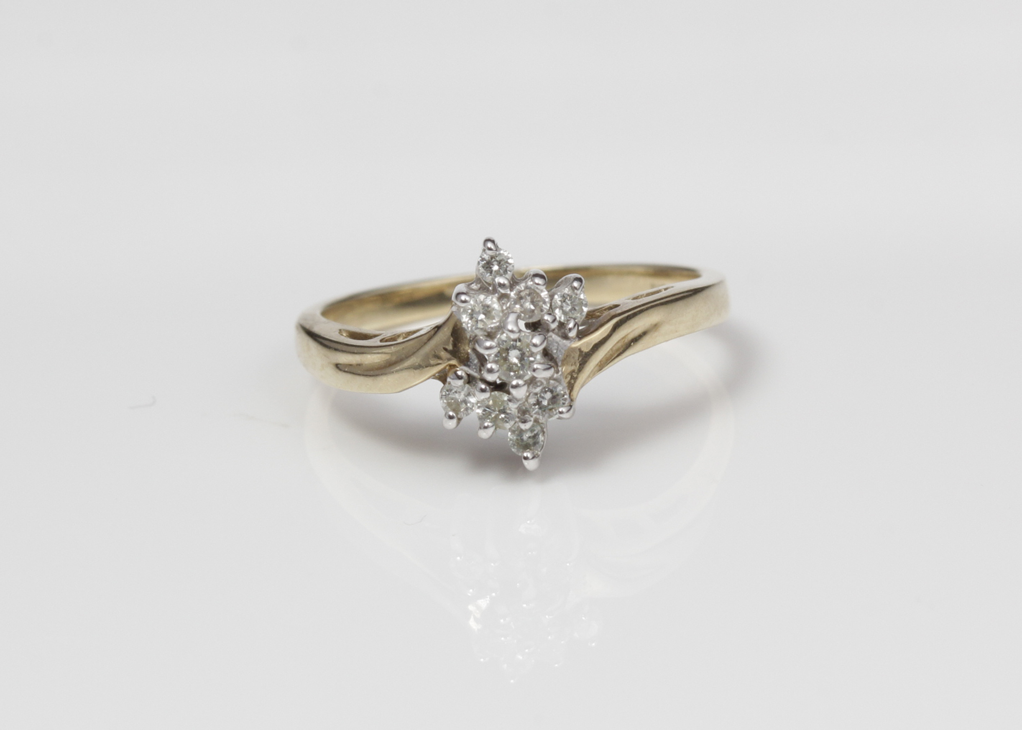 10K Yellow Gold Diamond Ring