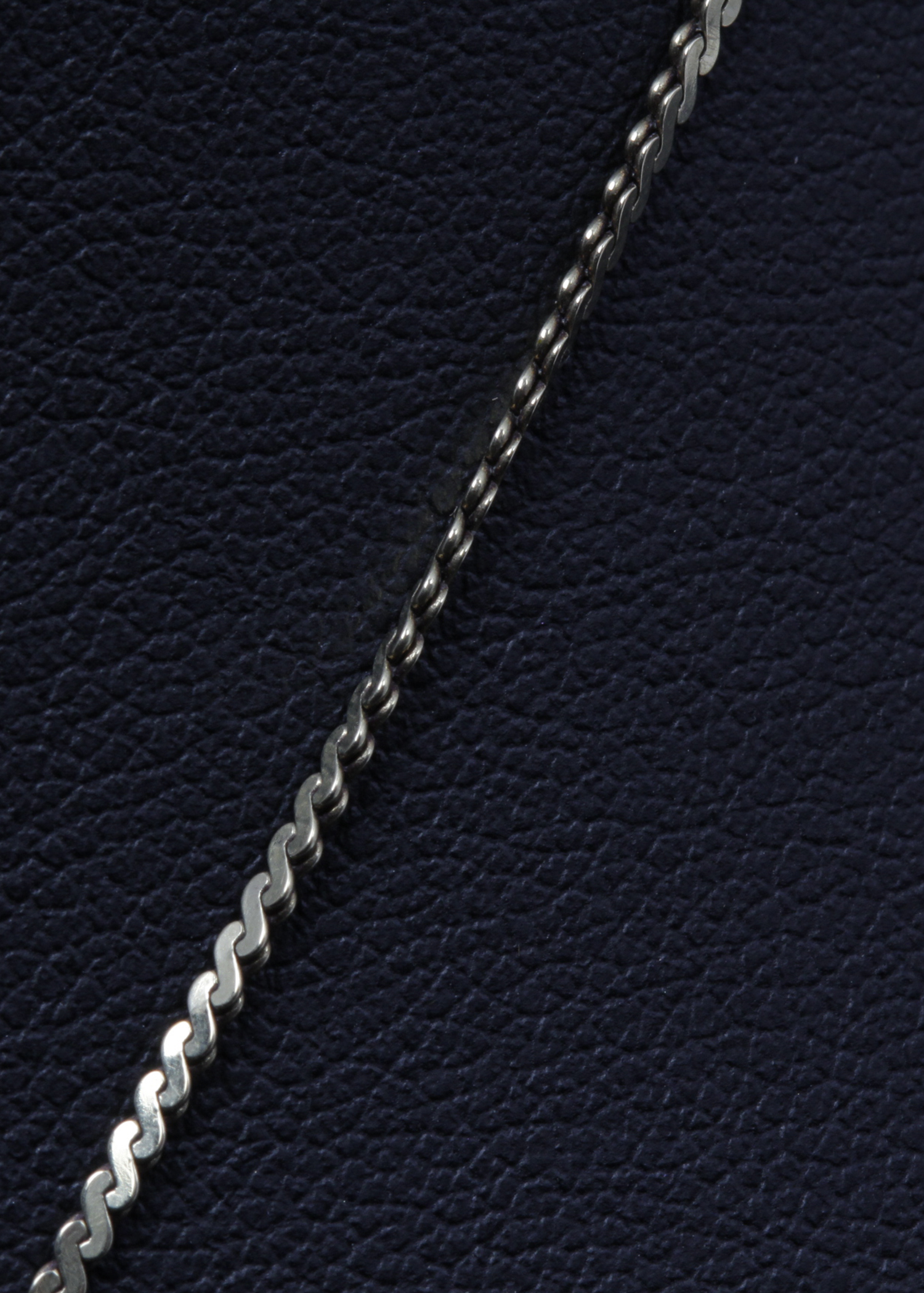 14K Yellow Gold Chain with Sterling Silver Diamond Cross