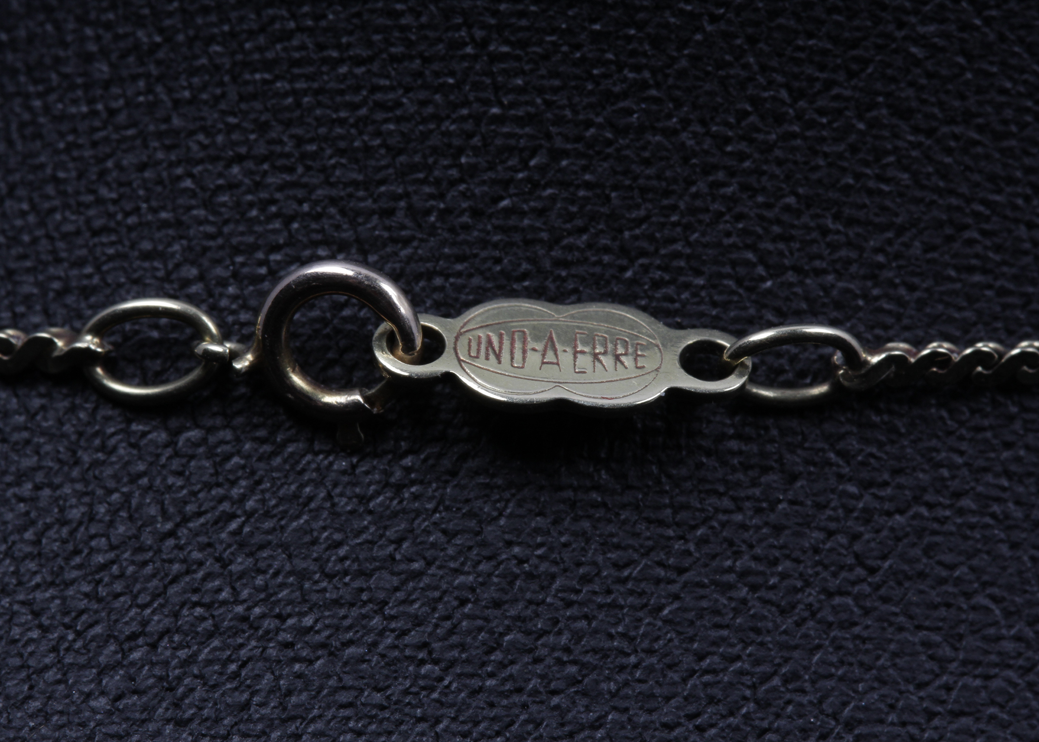 14K Yellow Gold Chain with Sterling Silver Diamond Cross