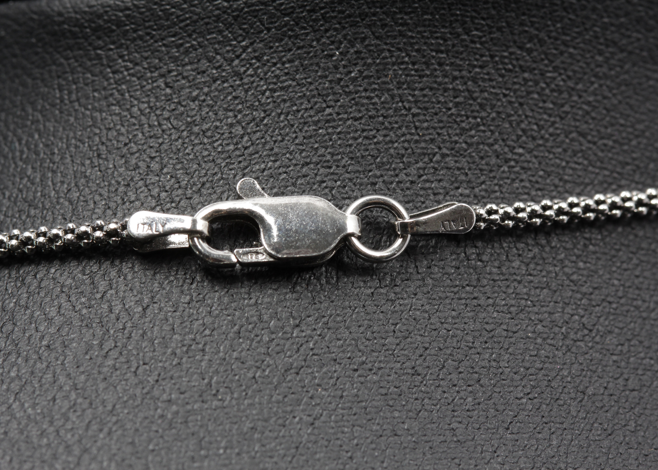 Sterling Silver Diamond Heart Necklace